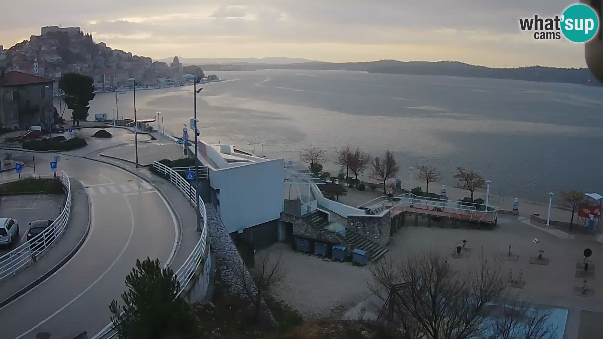 Šibenik webcam Beach Banj