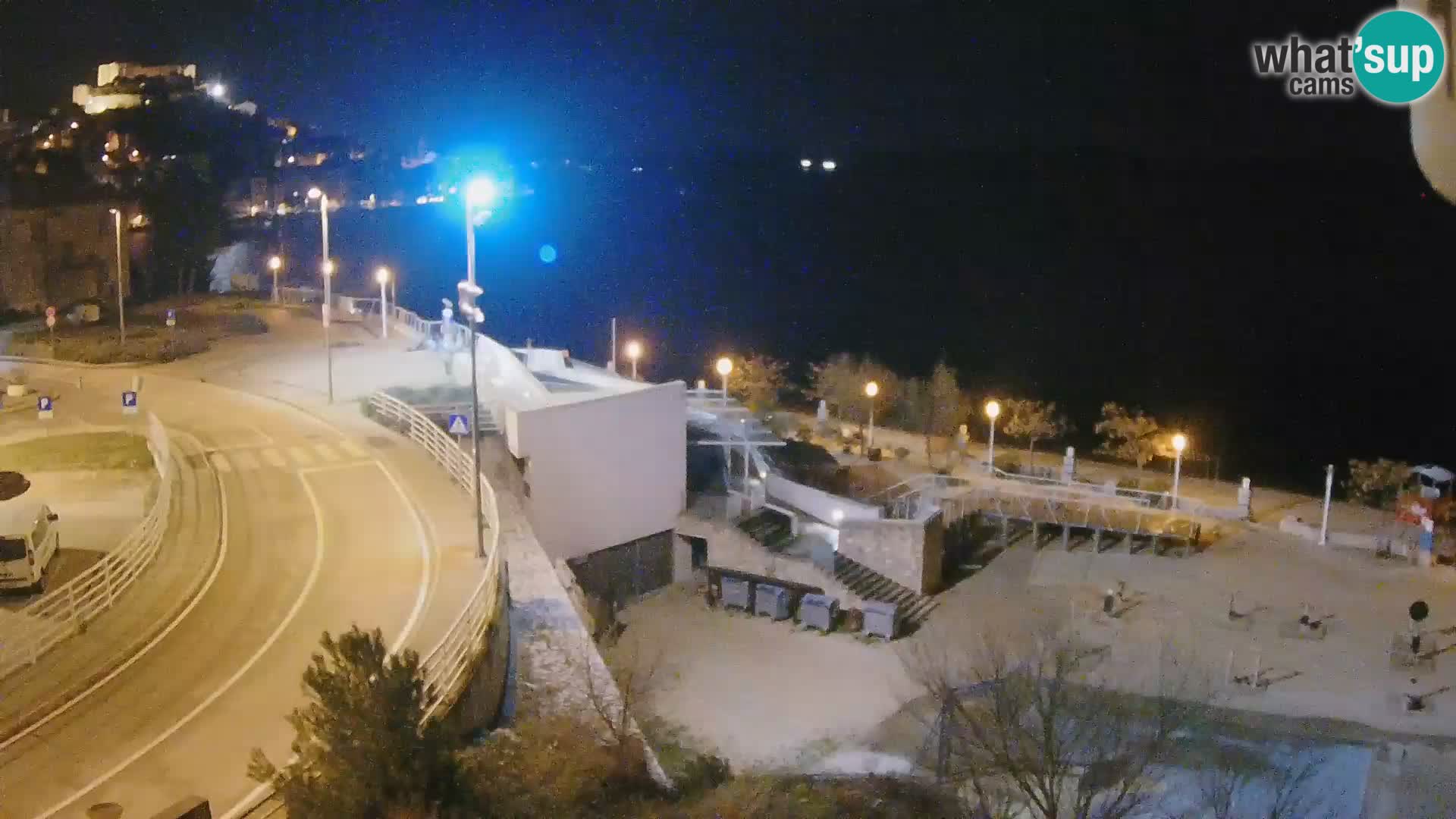 Šibenik webcam Beach Banj