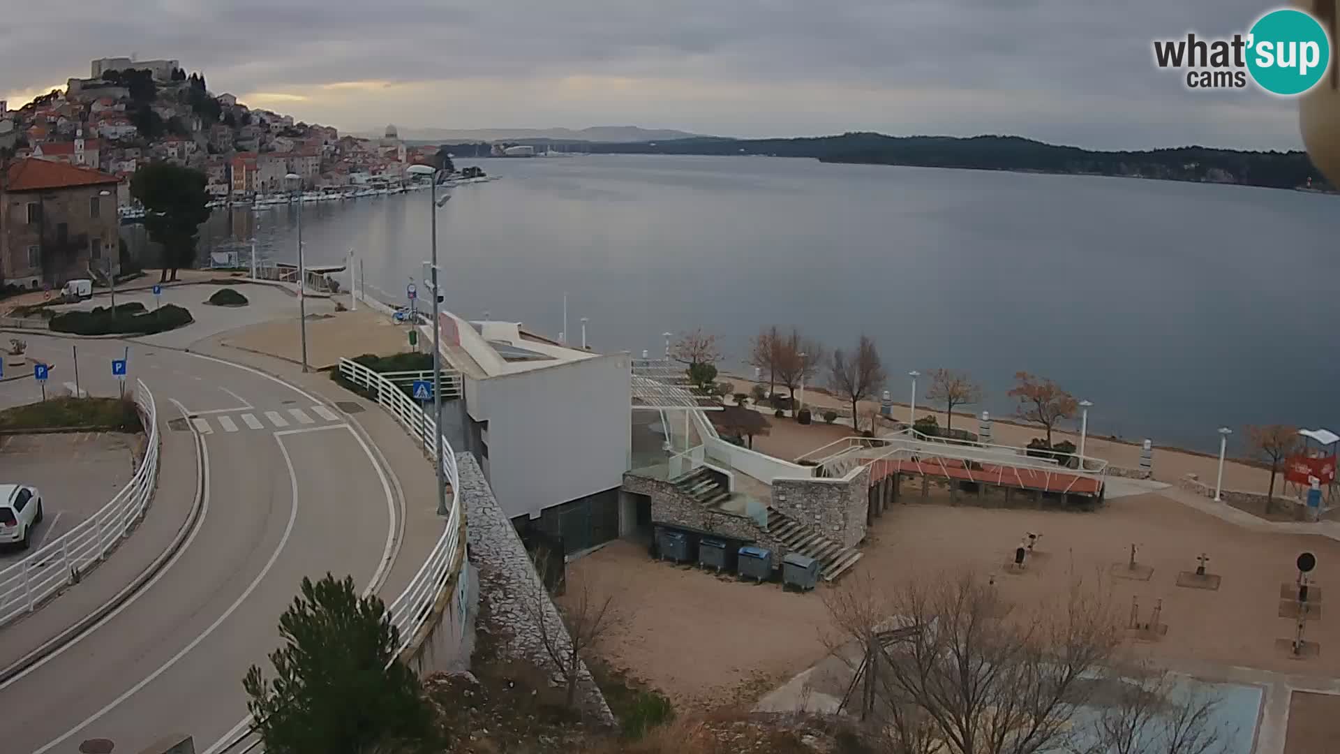 Šibenik webcam Beach Banj