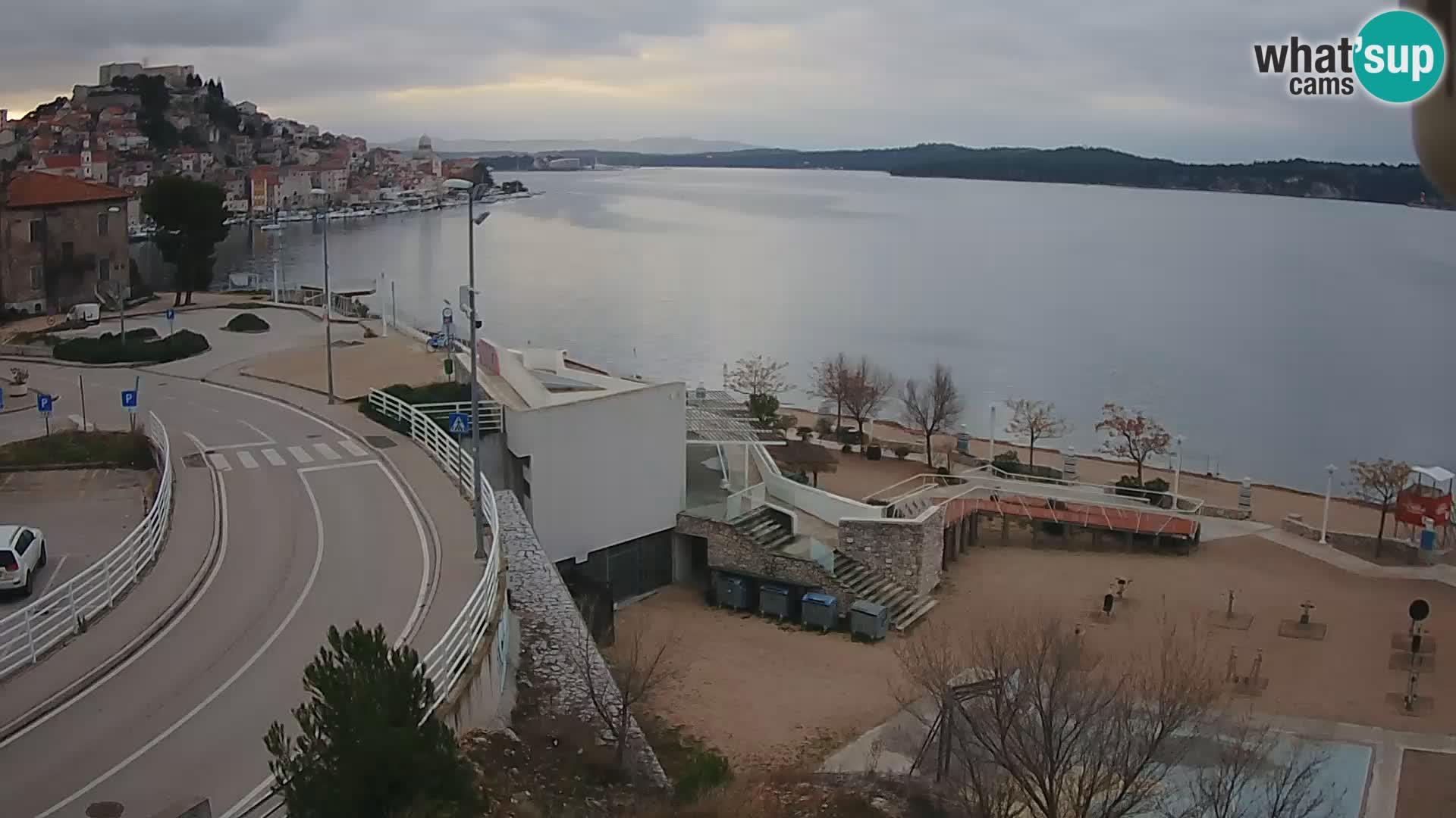 Šibenik webcam Beach Banj