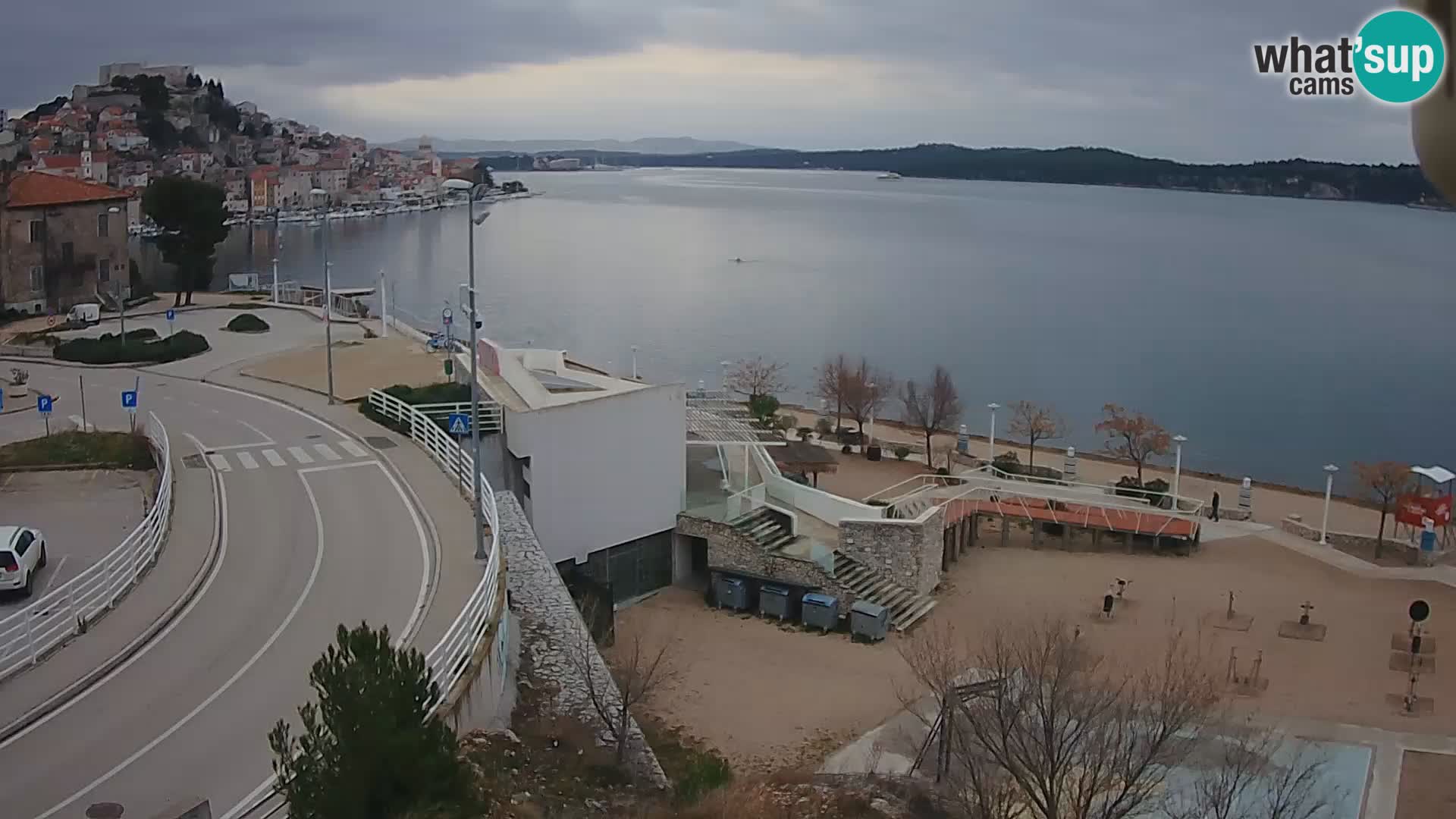 Šibenik webcam Beach Banj