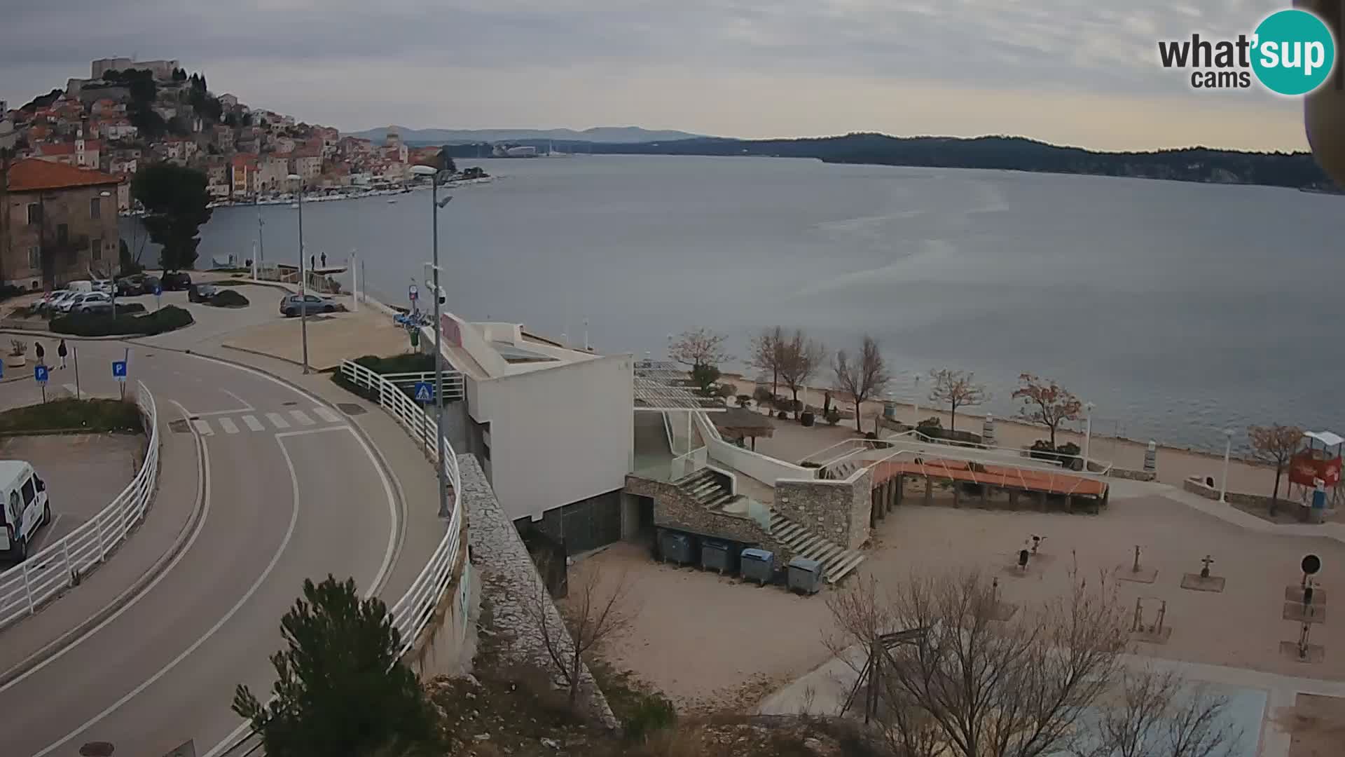 Šibenik webcam Beach Banj