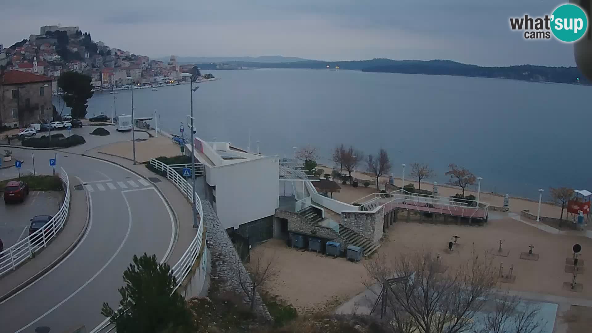 Šibenik webcam Beach Banj