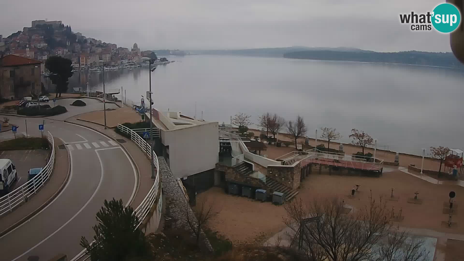 Šibenik webcam Beach Banj