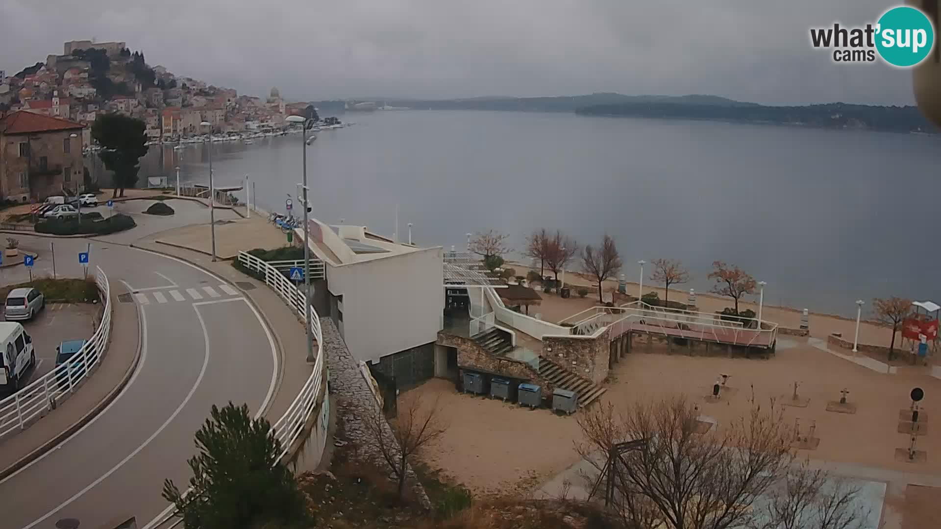 Šibenik webcam Beach Banj