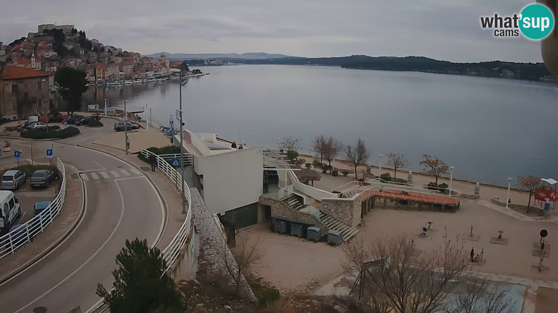 Šibenik webcam Beach Banj