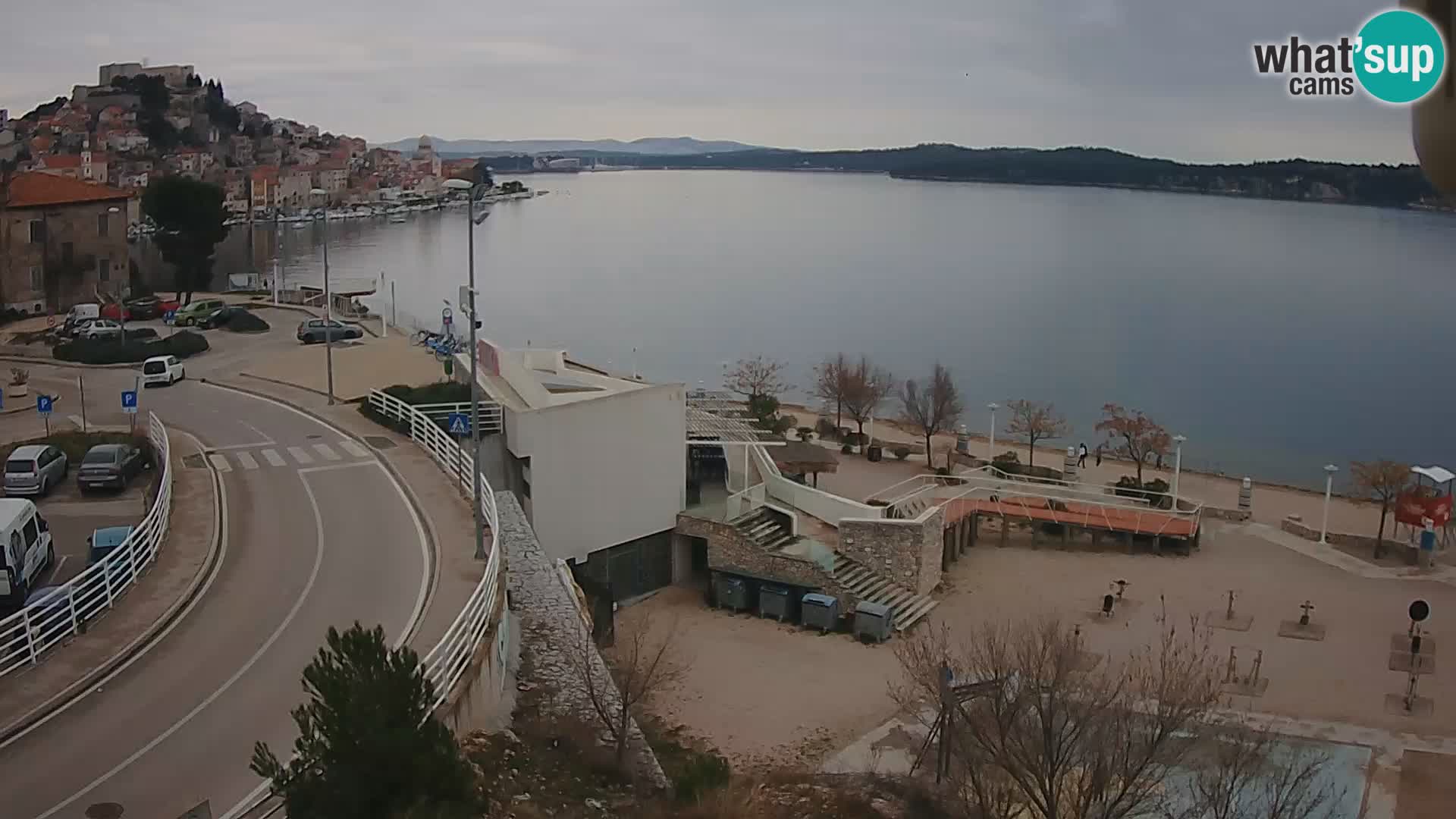 Šibenik webcam Beach Banj