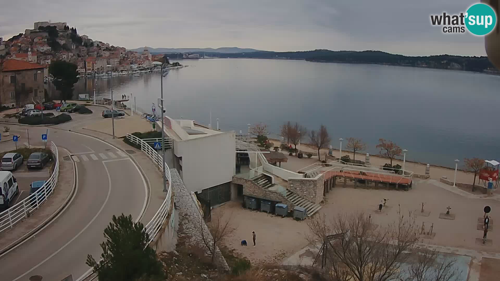 Šibenik webcam Beach Banj