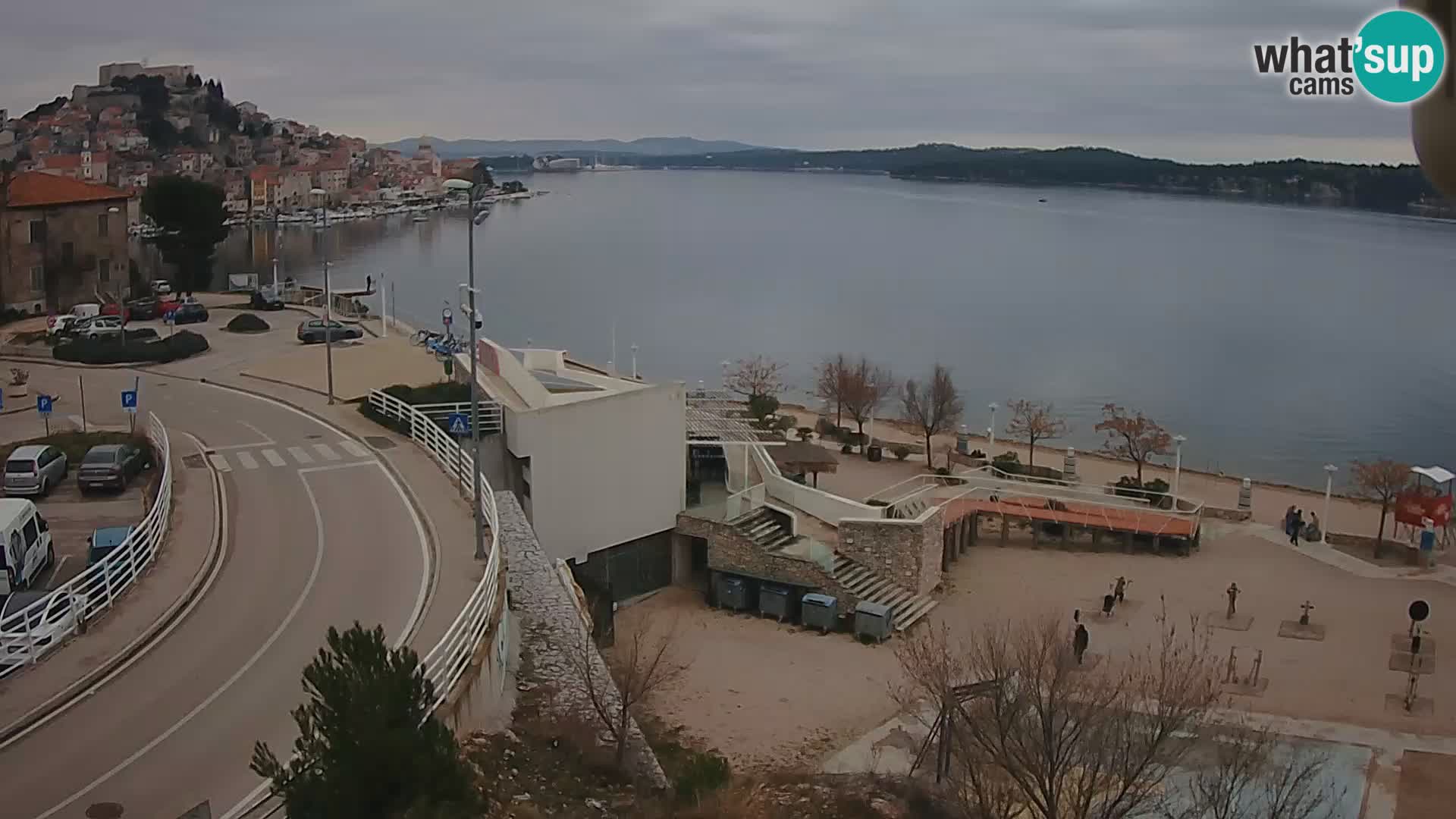 Šibenik webcam Beach Banj