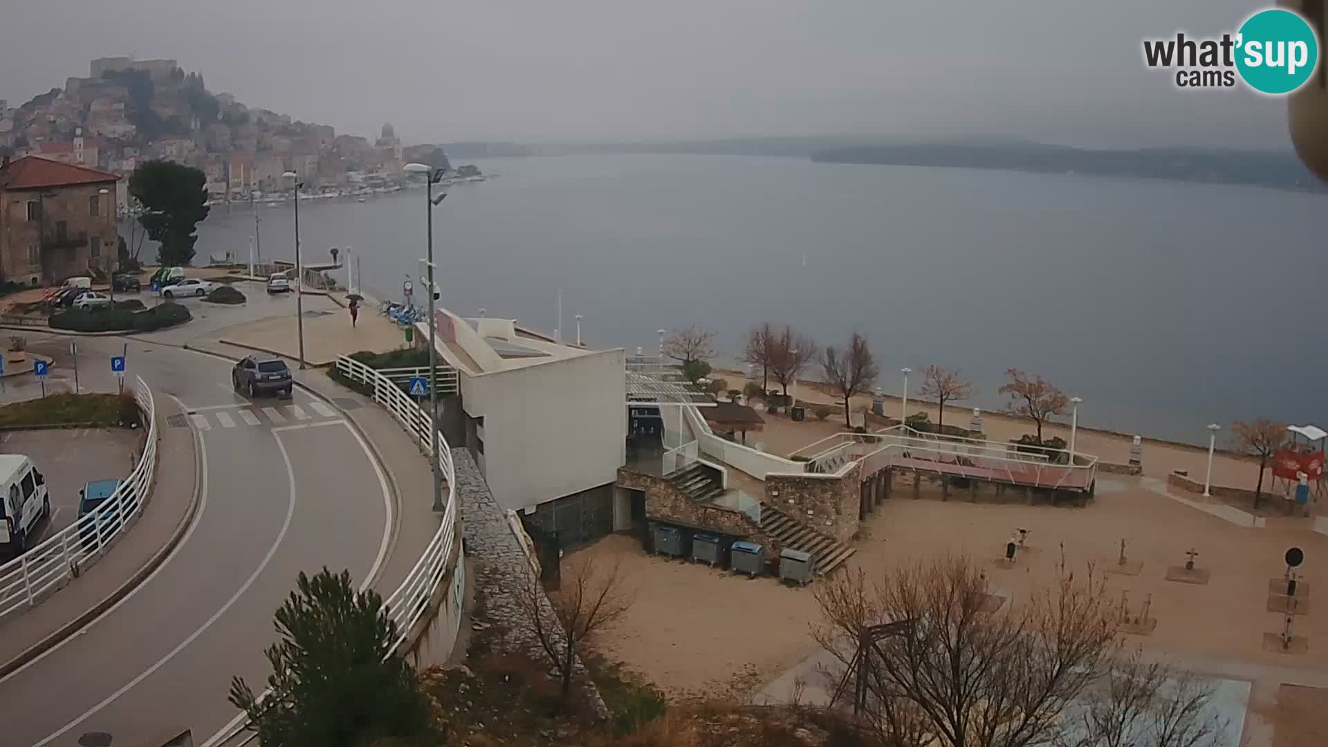 Šibenik webcam Beach Banj