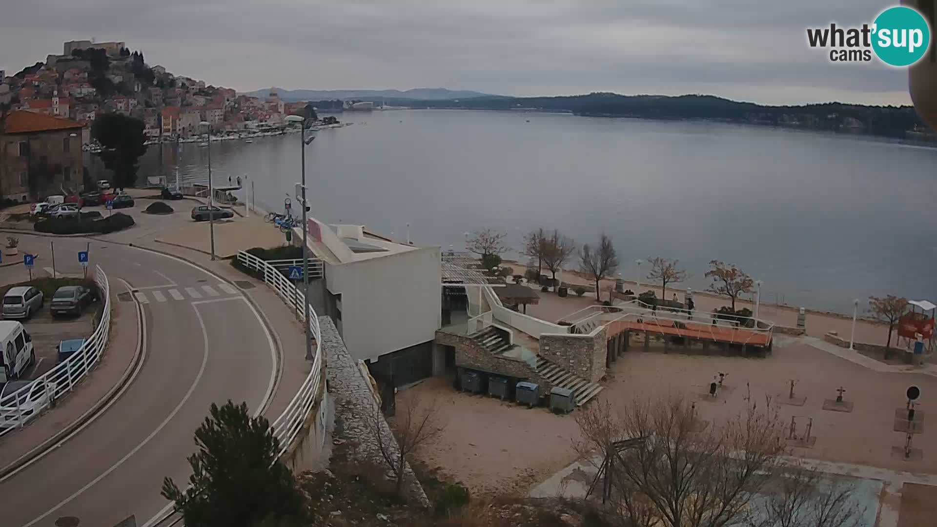 Šibenik webcam Beach Banj