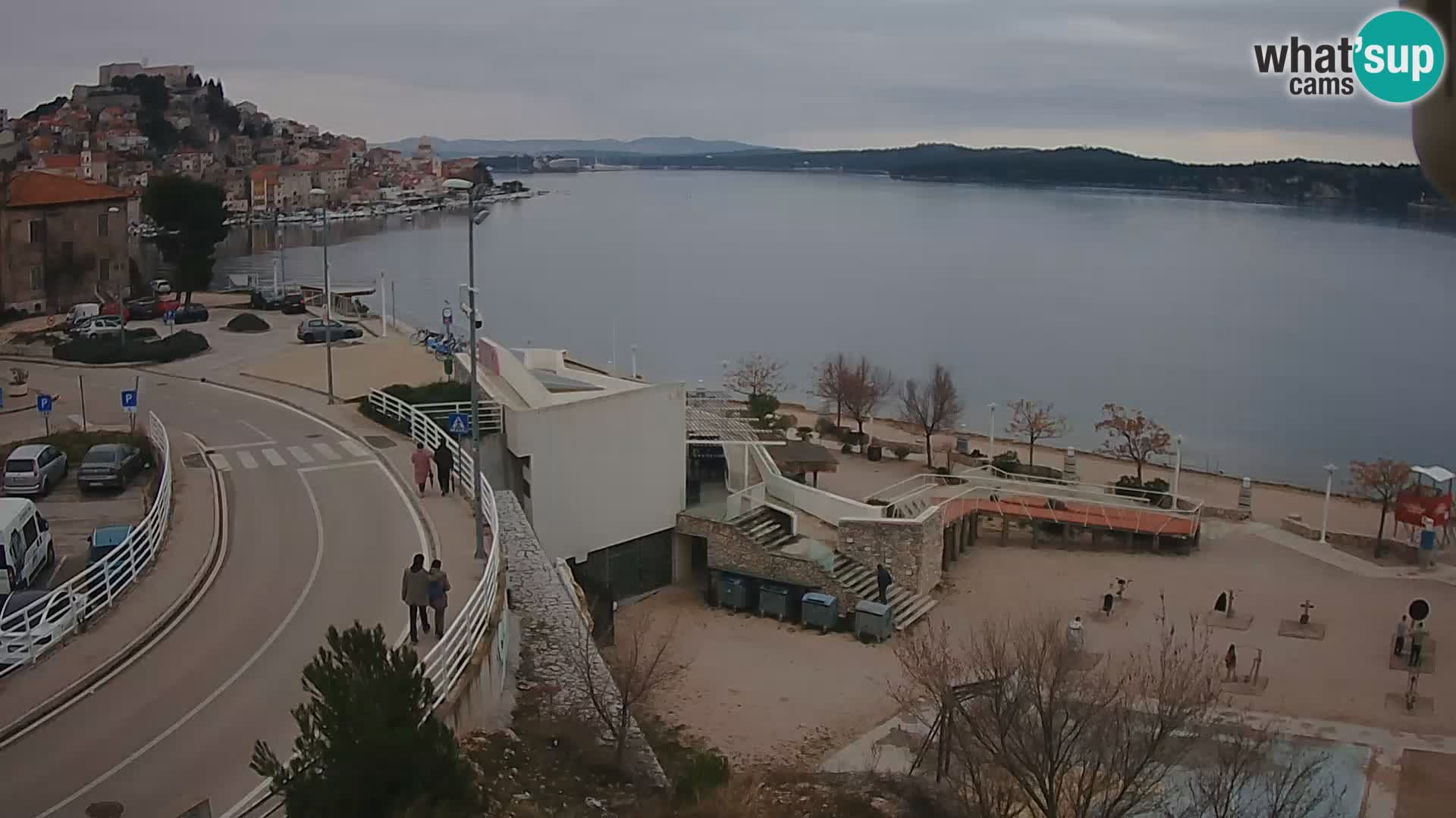 Šibenik webcam Beach Banj