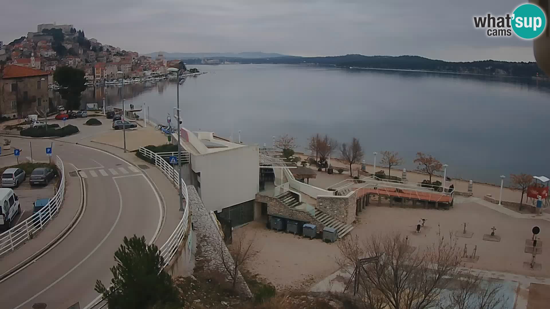 Šibenik webcam Beach Banj