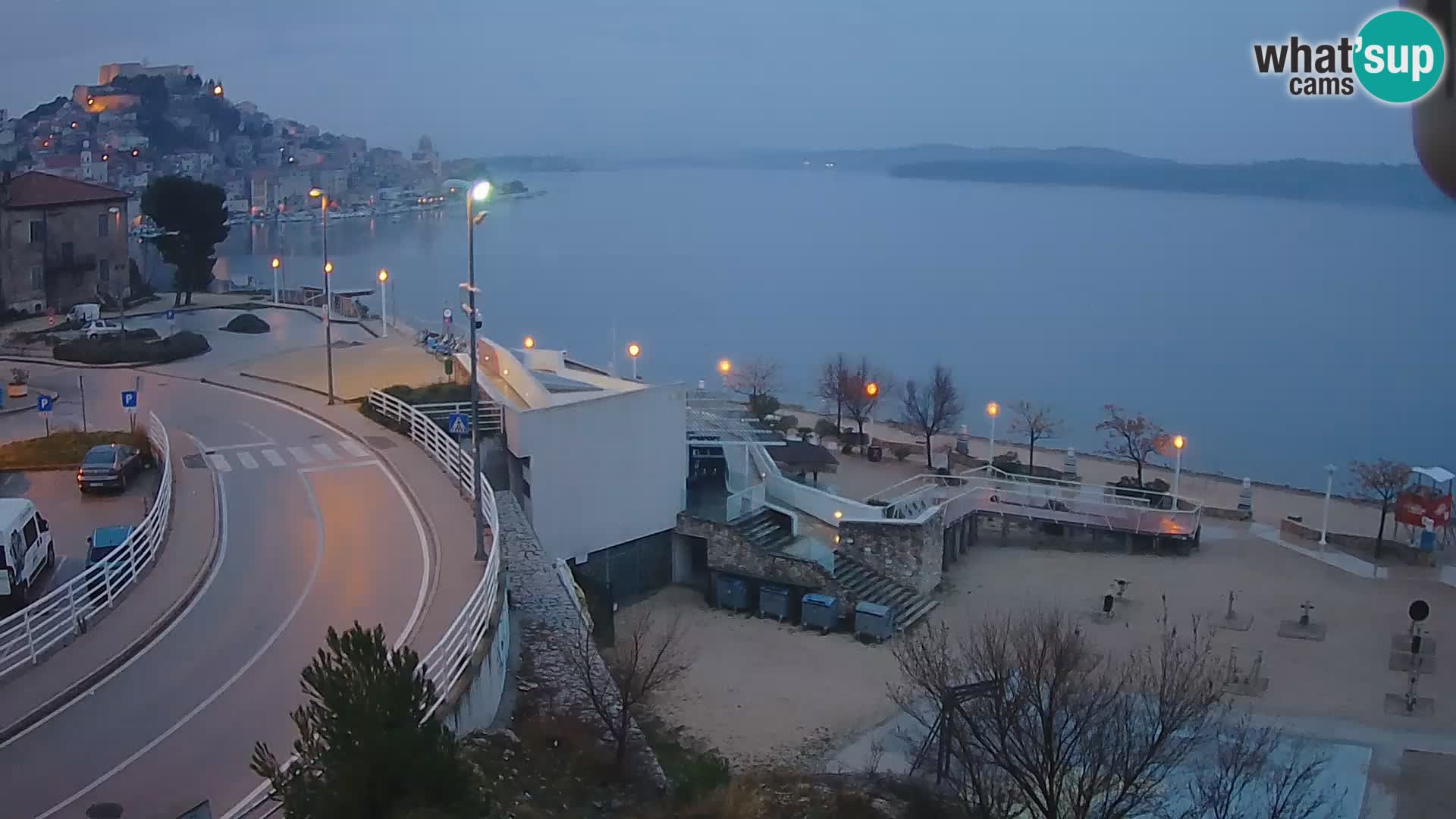 Šibenik webcam Beach Banj