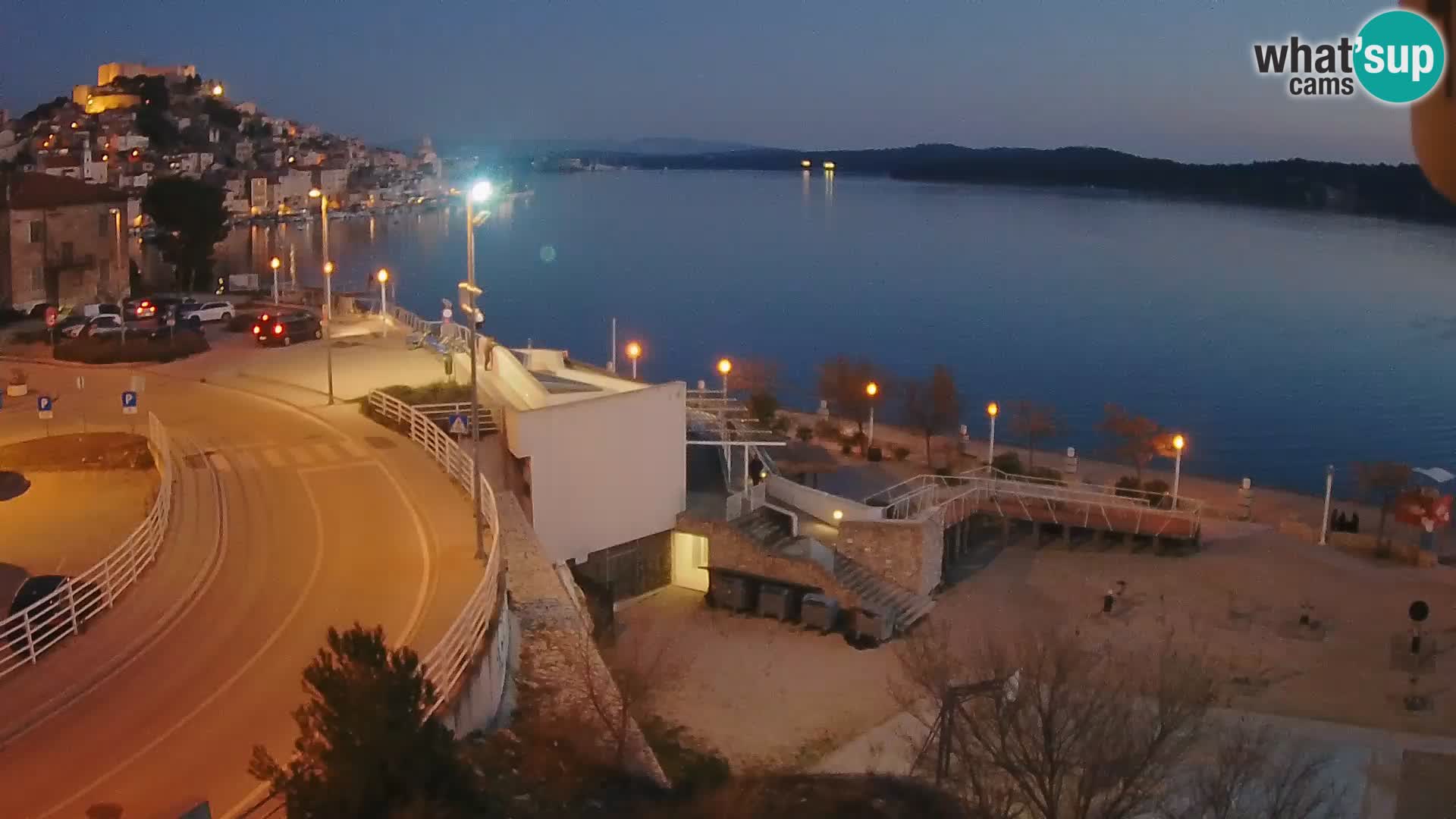 Šibenik webcam Beach Banj