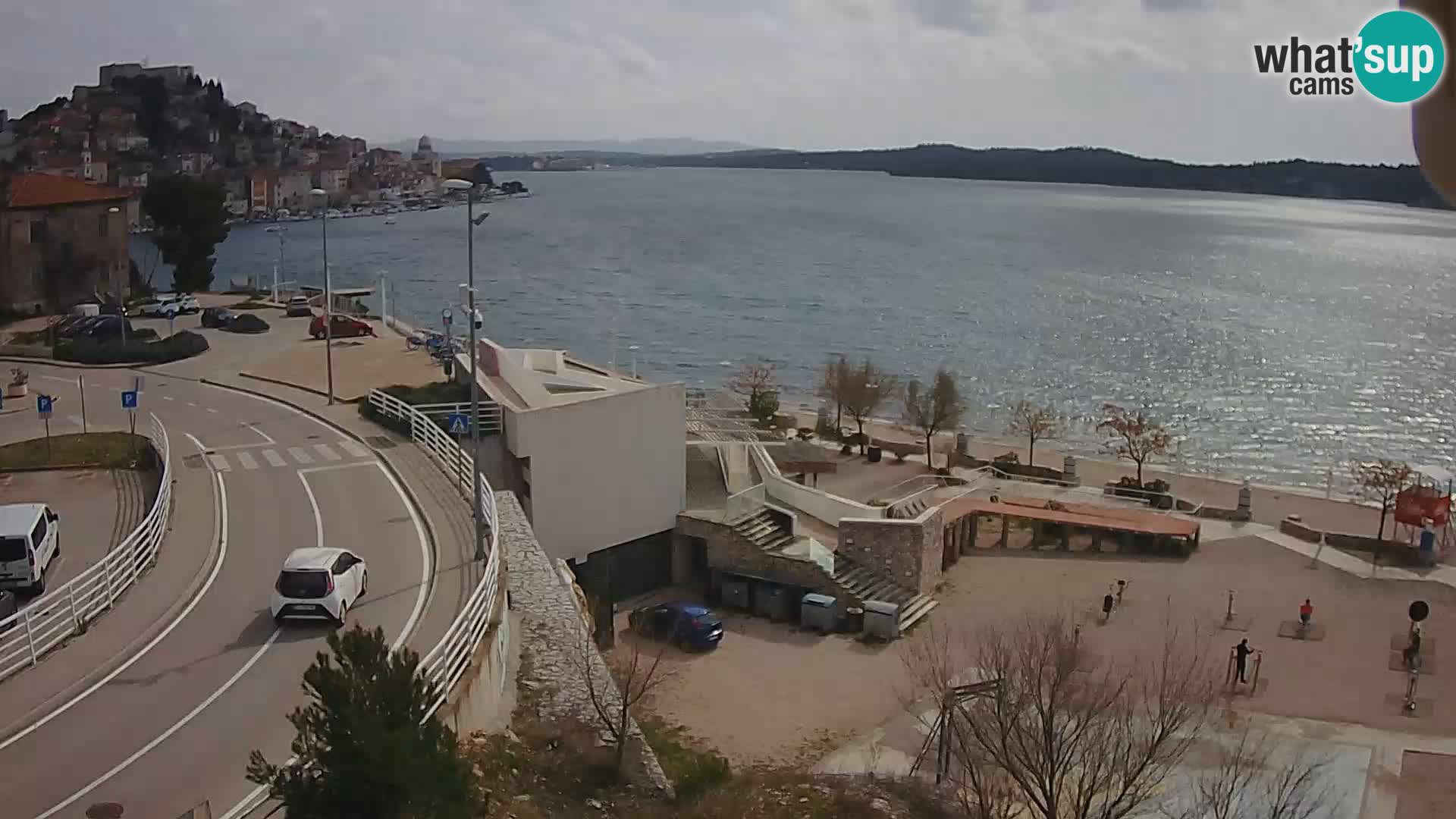 Šibenik webcam Beach Banj