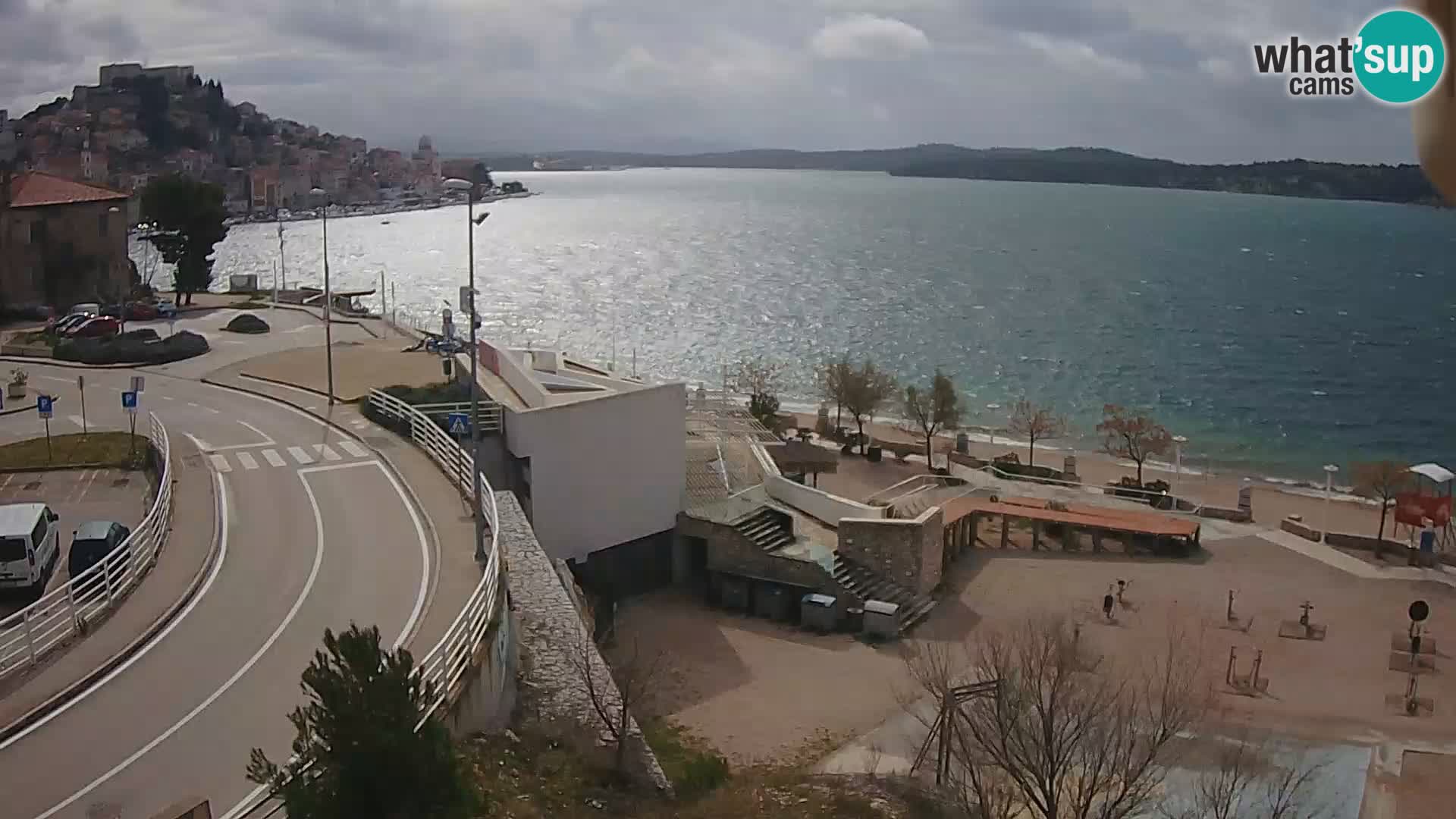 Šibenik webcam Beach Banj