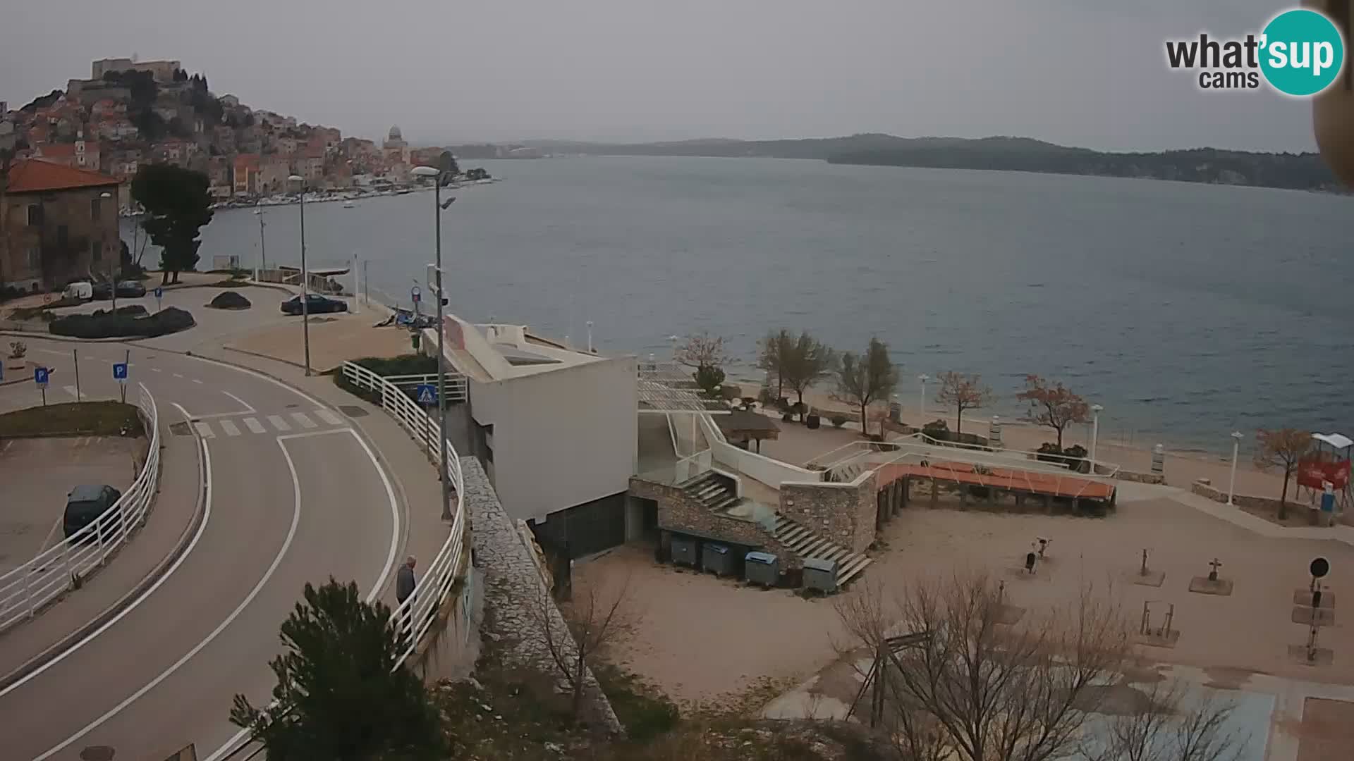 Šibenik webcam Beach Banj