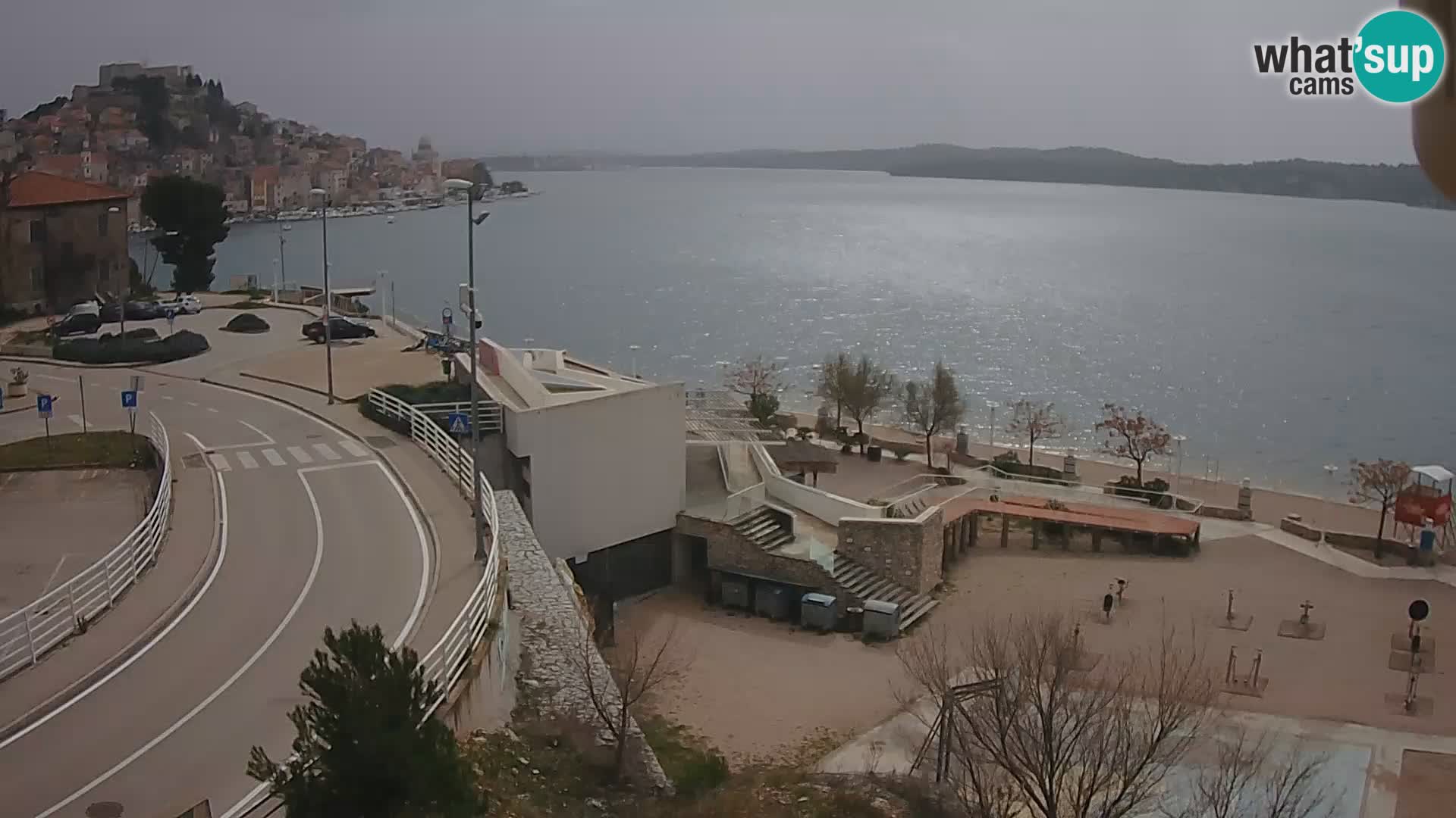 Šibenik webcam Beach Banj