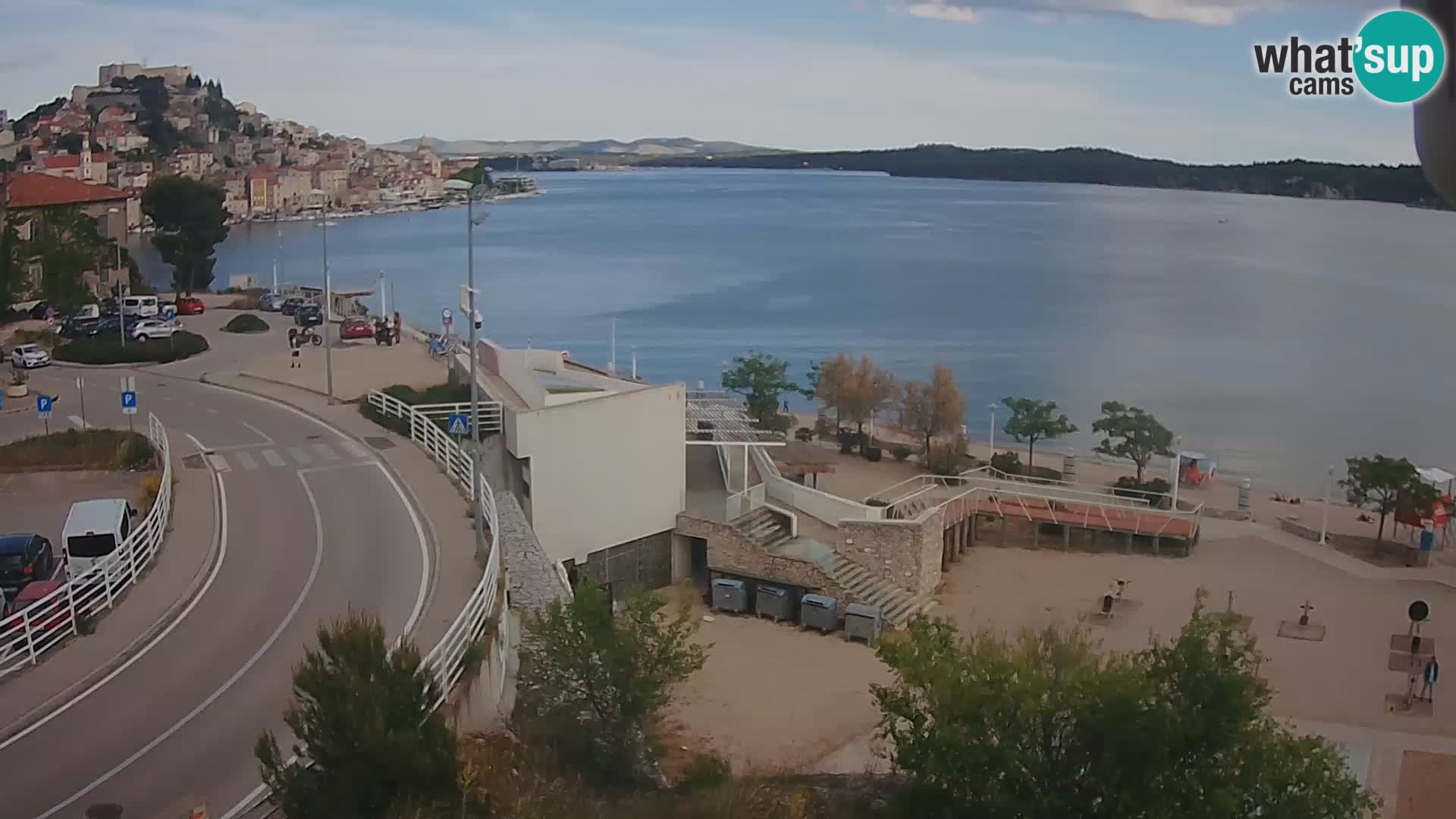 Šibenik webcam Beach Banj