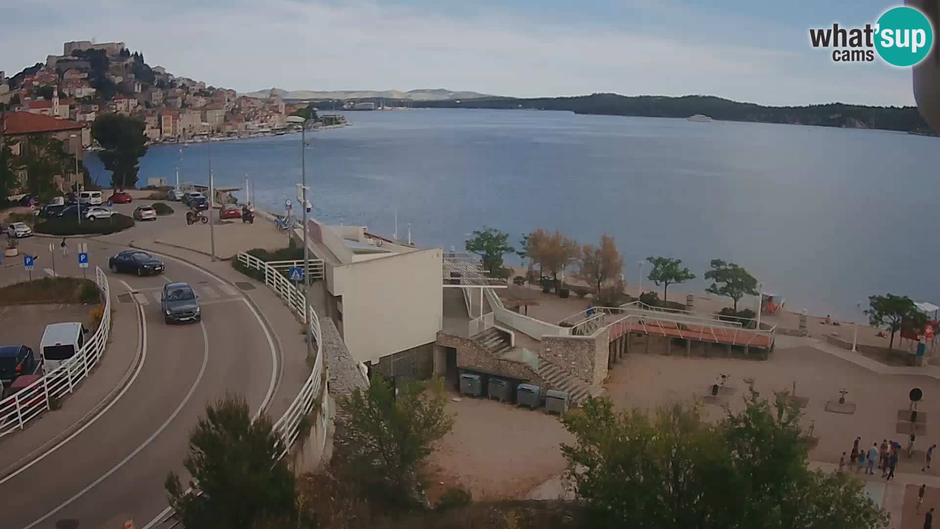 Šibenik webcam Beach Banj