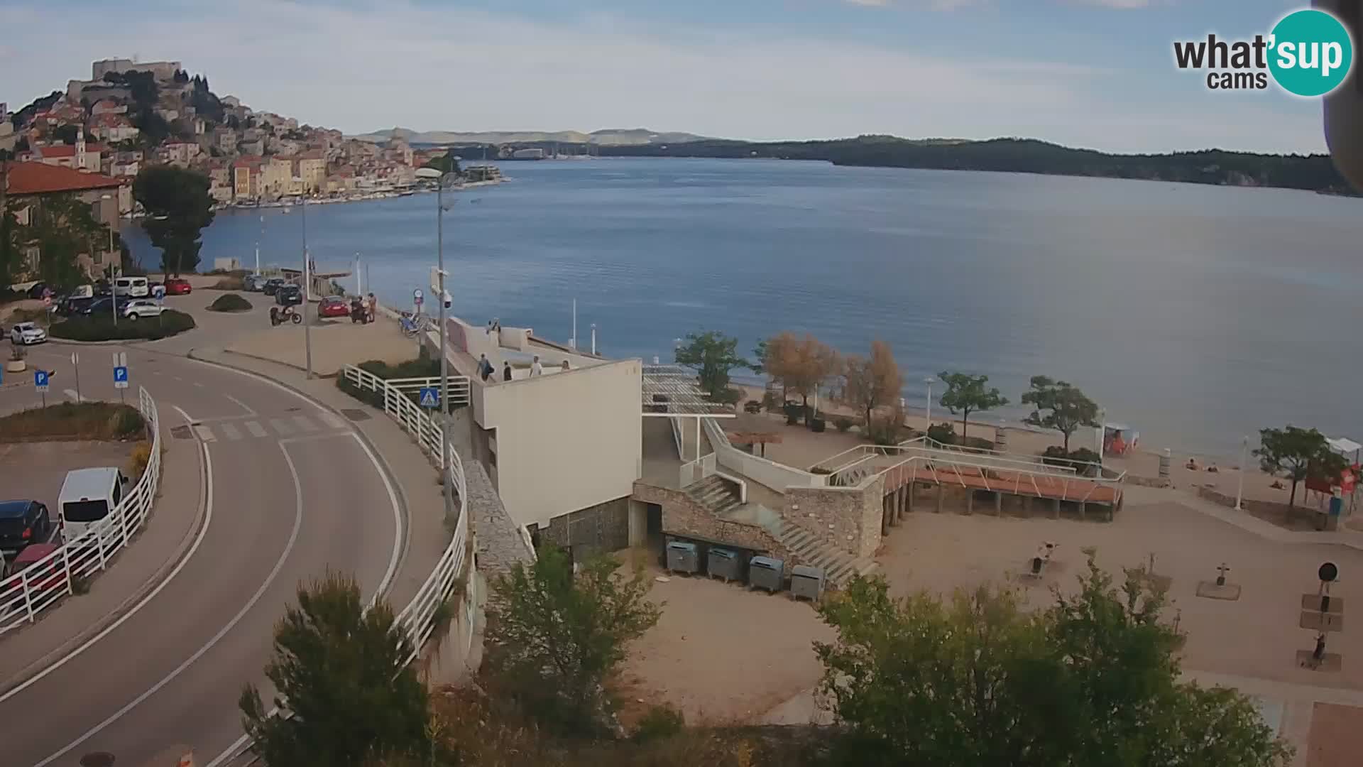 Šibenik webcam Beach Banj