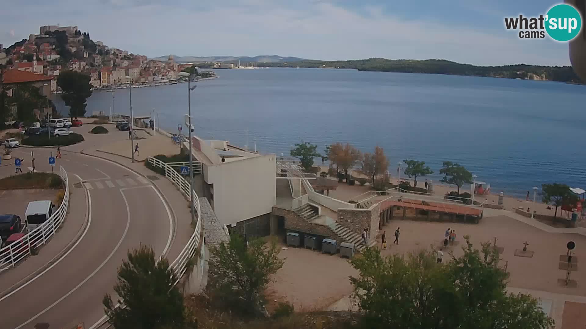 Šibenik webcam Beach Banj