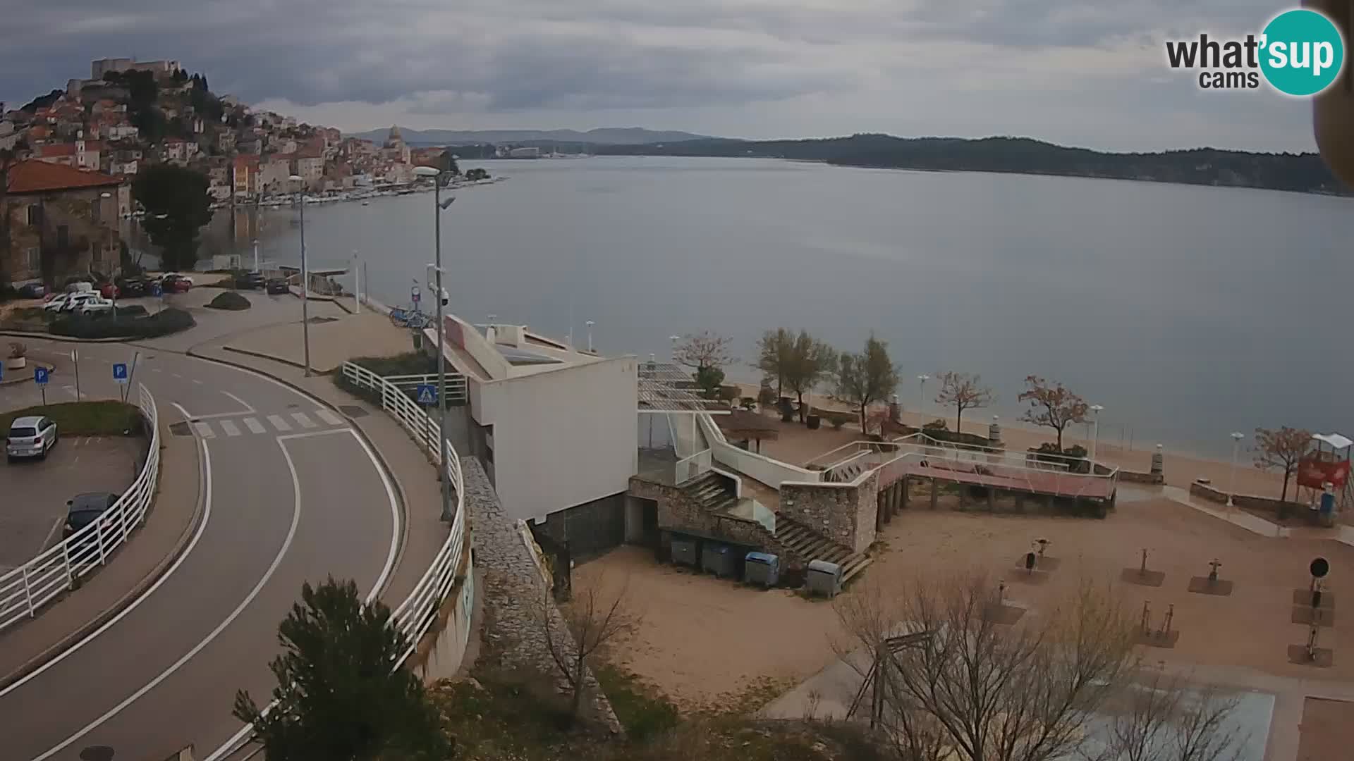 Šibenik webcam Beach Banj