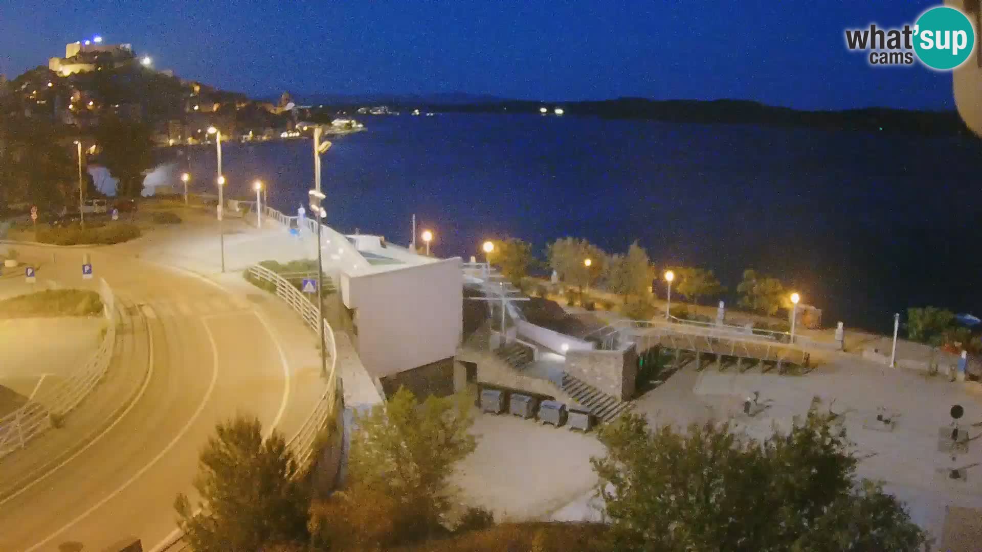 Šibenik webcam Beach Banj