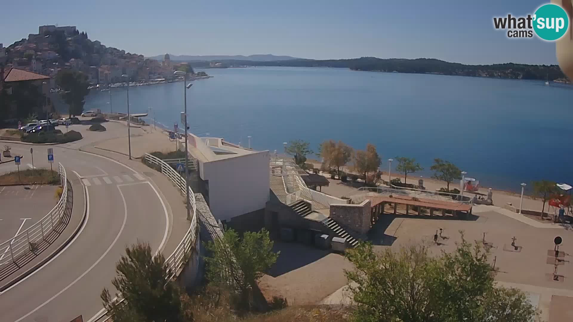 Šibenik webcam Beach Banj