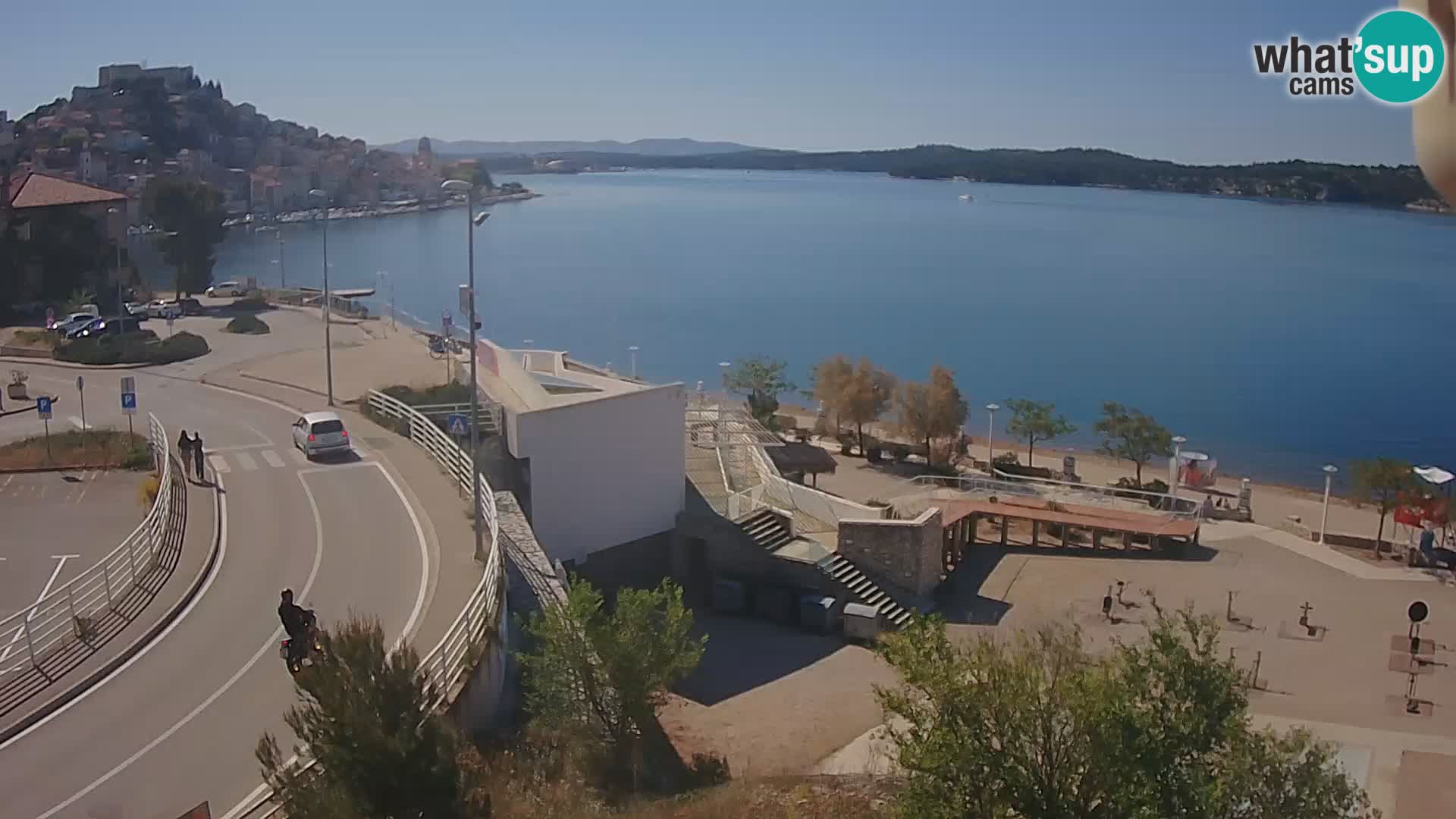Šibenik webcam Beach Banj