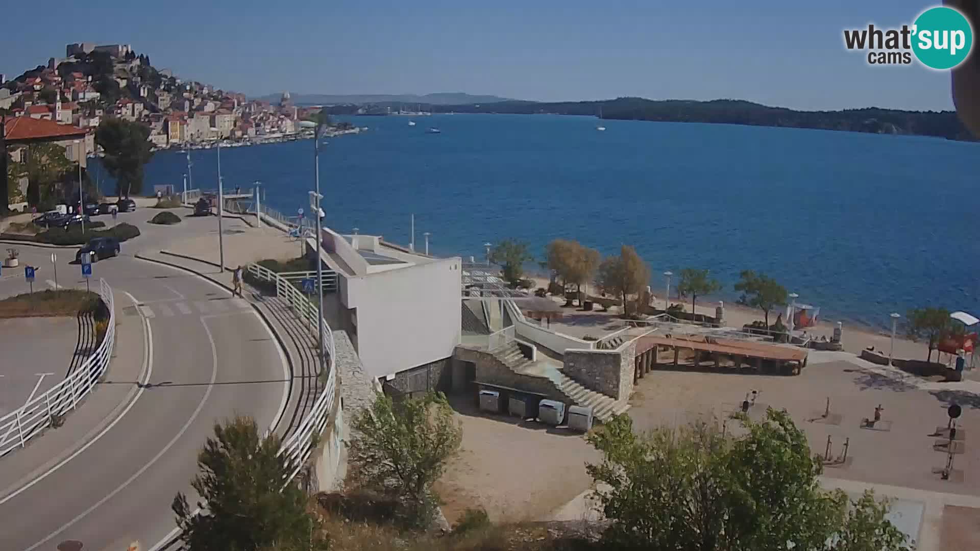 Kamera v živo Šibenik plaža Banj