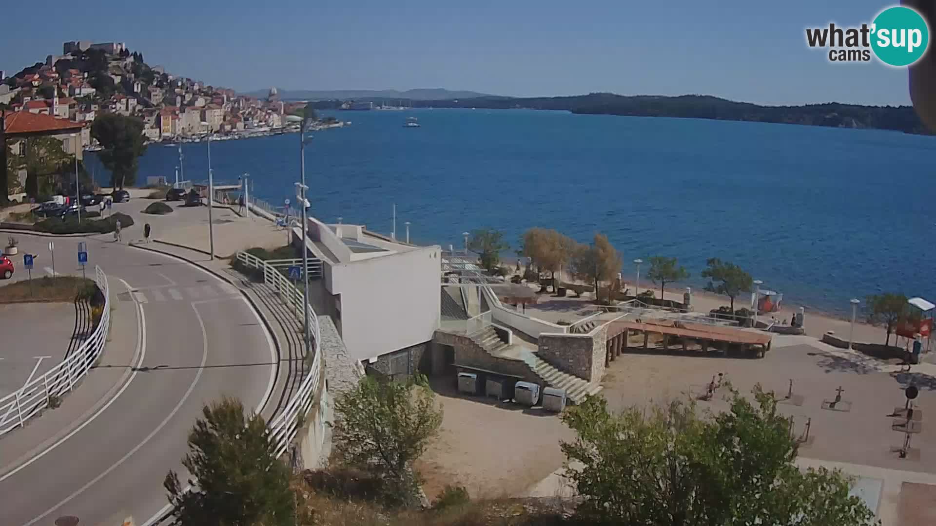 Šibenik webcam Beach Banj