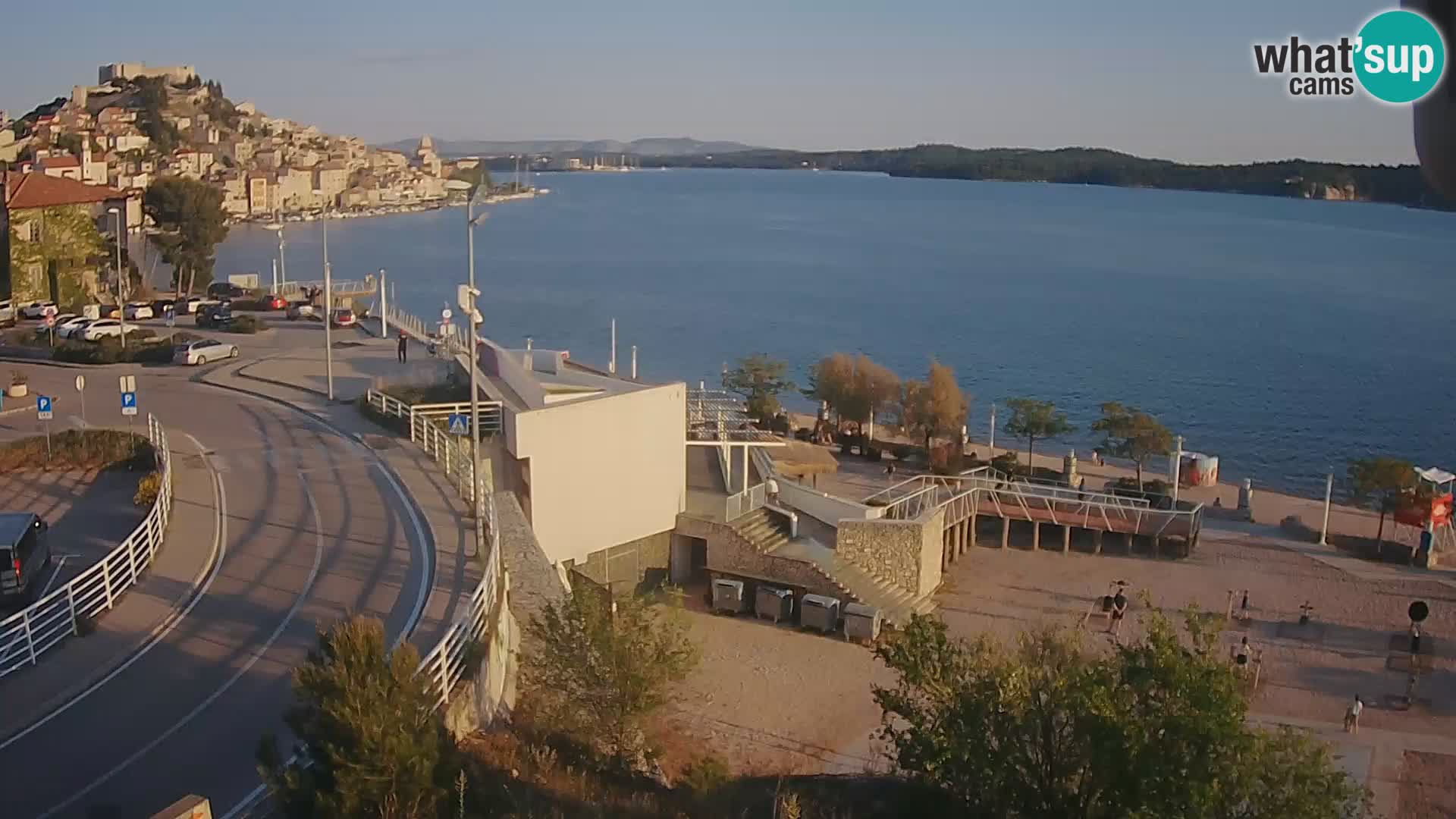 Šibenik webcam Beach Banj