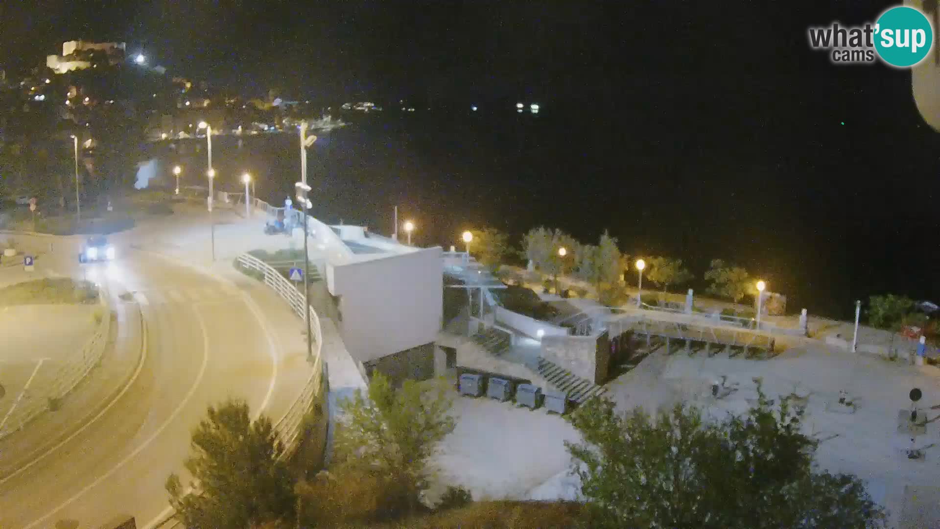 Šibenik webcam Beach Banj