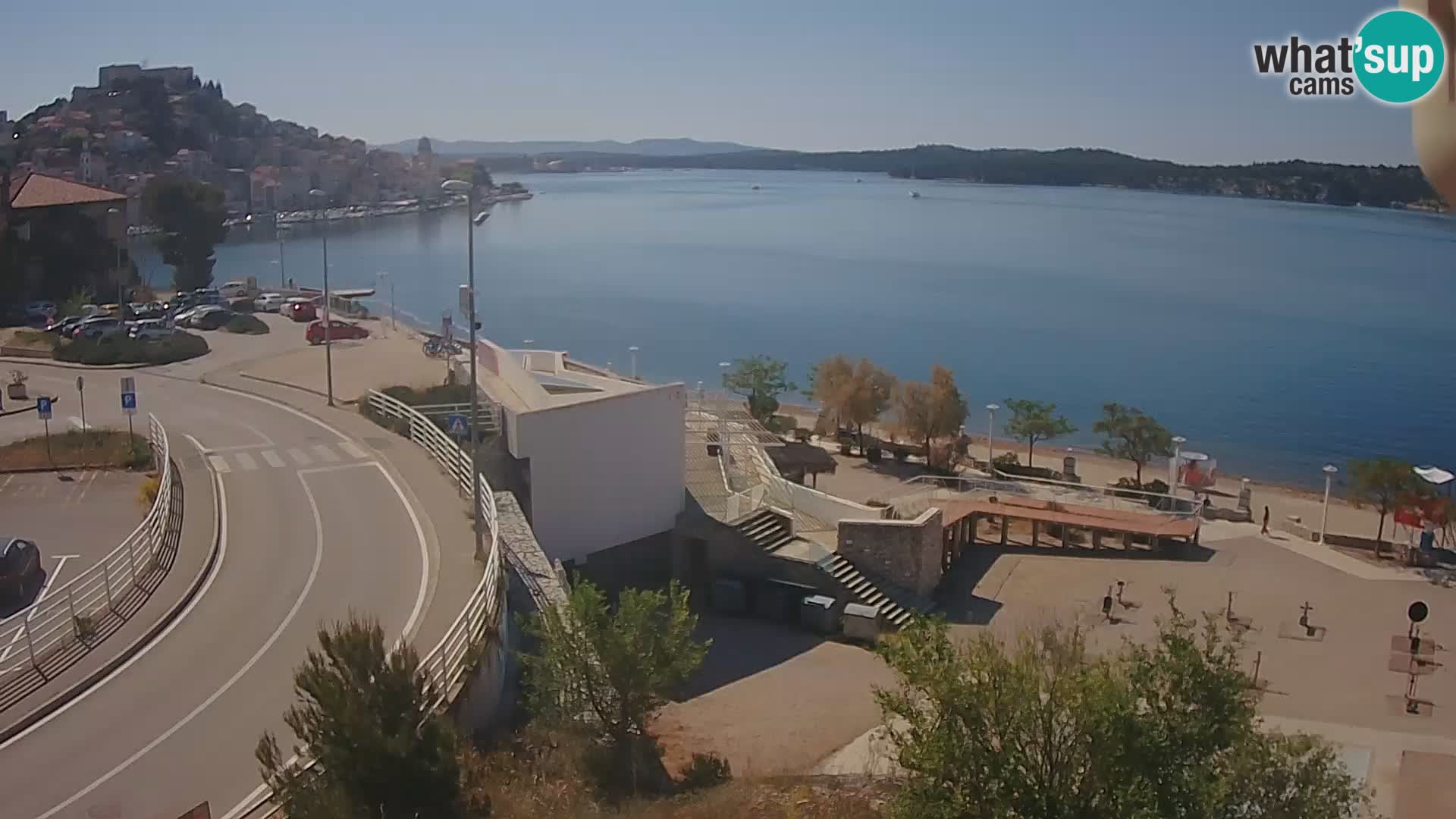 Šibenik webcam Beach Banj