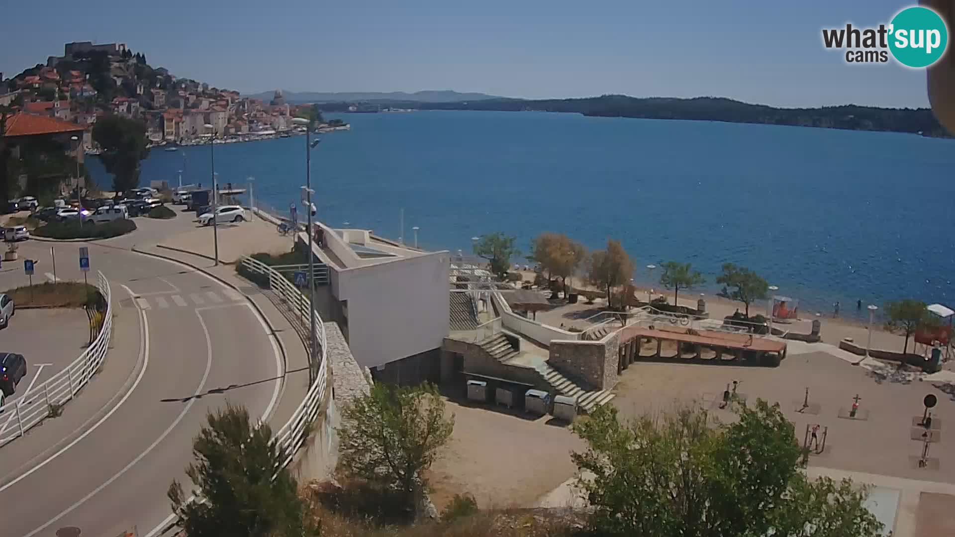 Šibenik webcam Beach Banj
