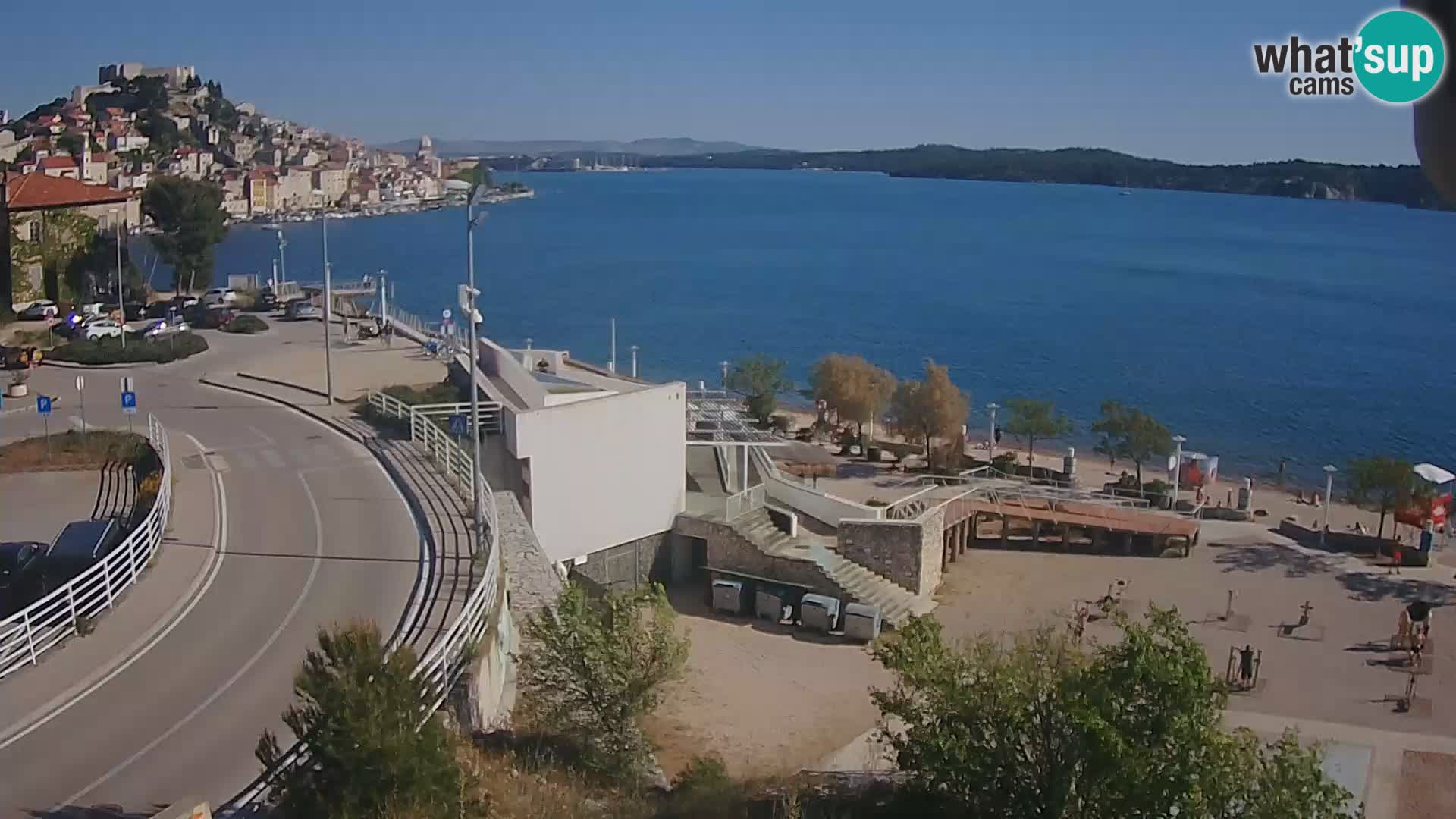 Šibenik webcam Beach Banj