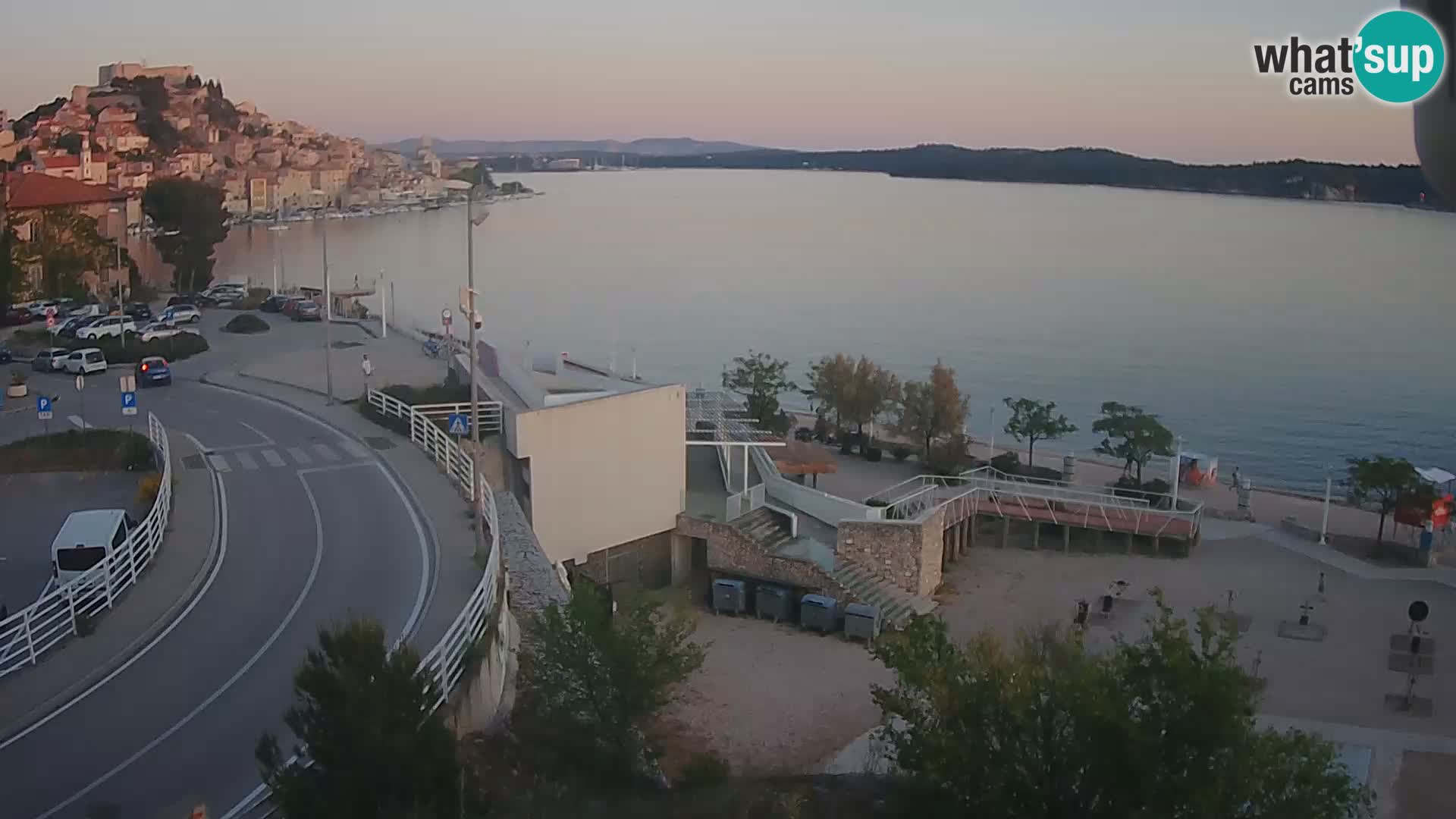 Šibenik webcam Beach Banj