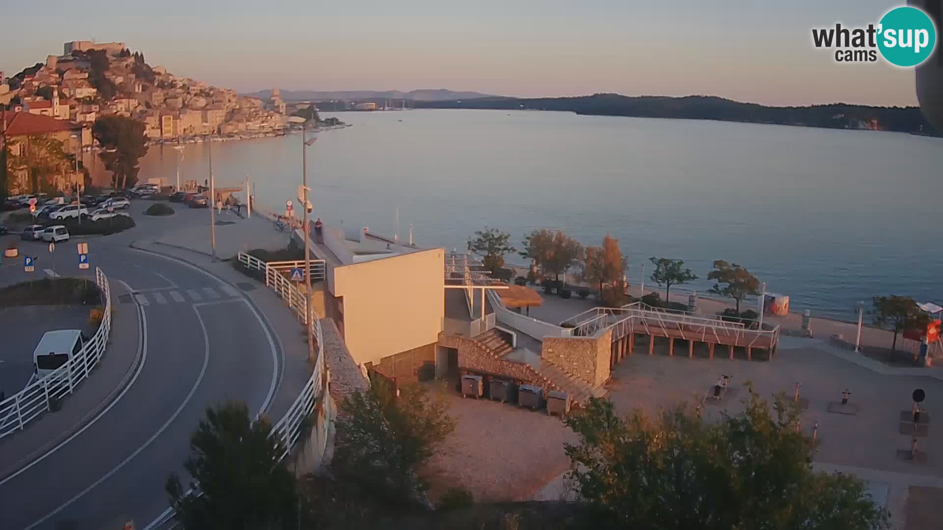 Šibenik webcam Beach Banj