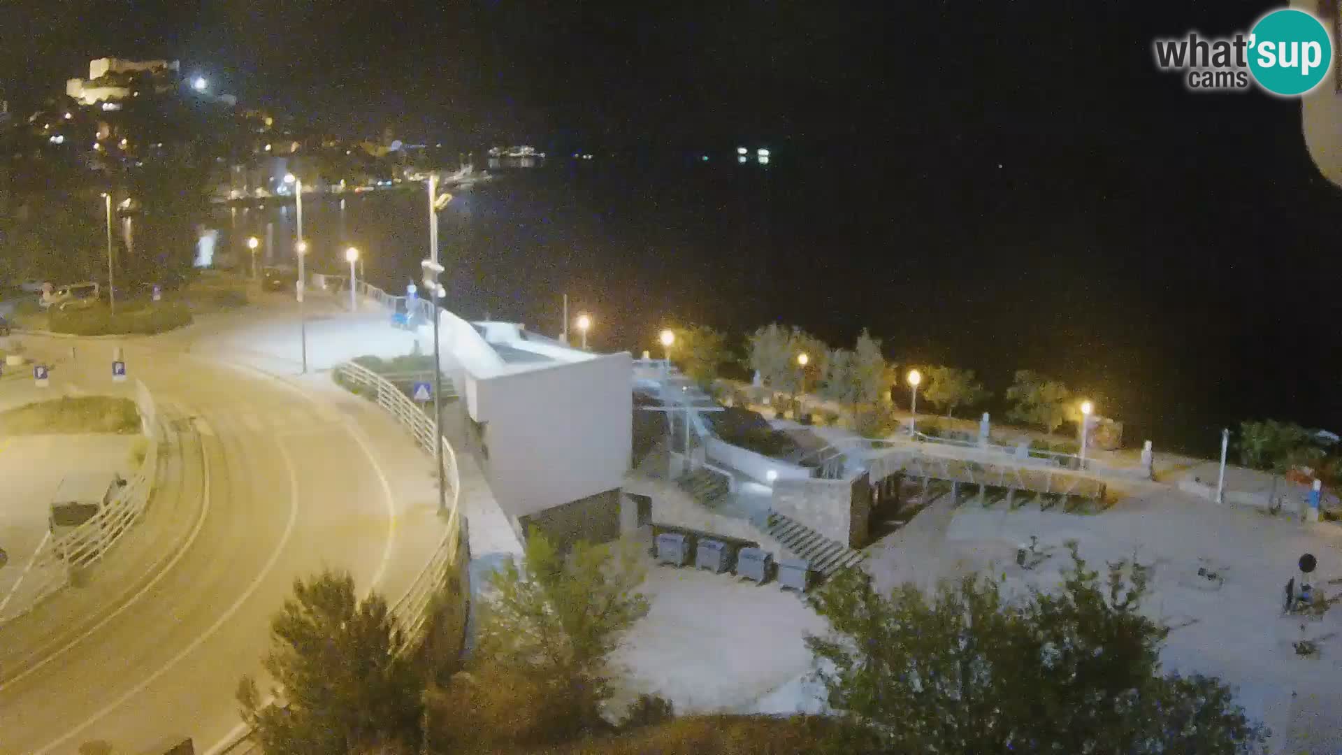 Šibenik webcam Beach Banj