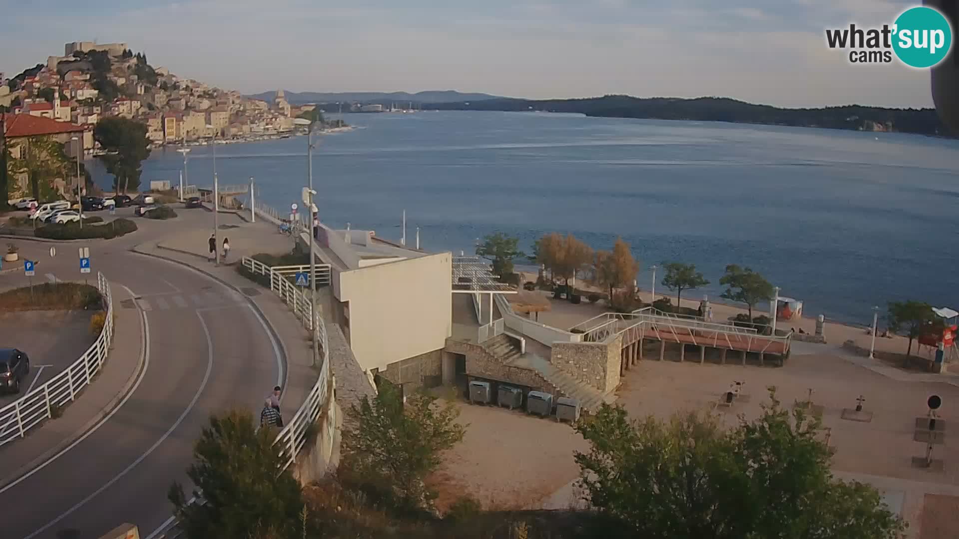 Šibenik webcam Beach Banj
