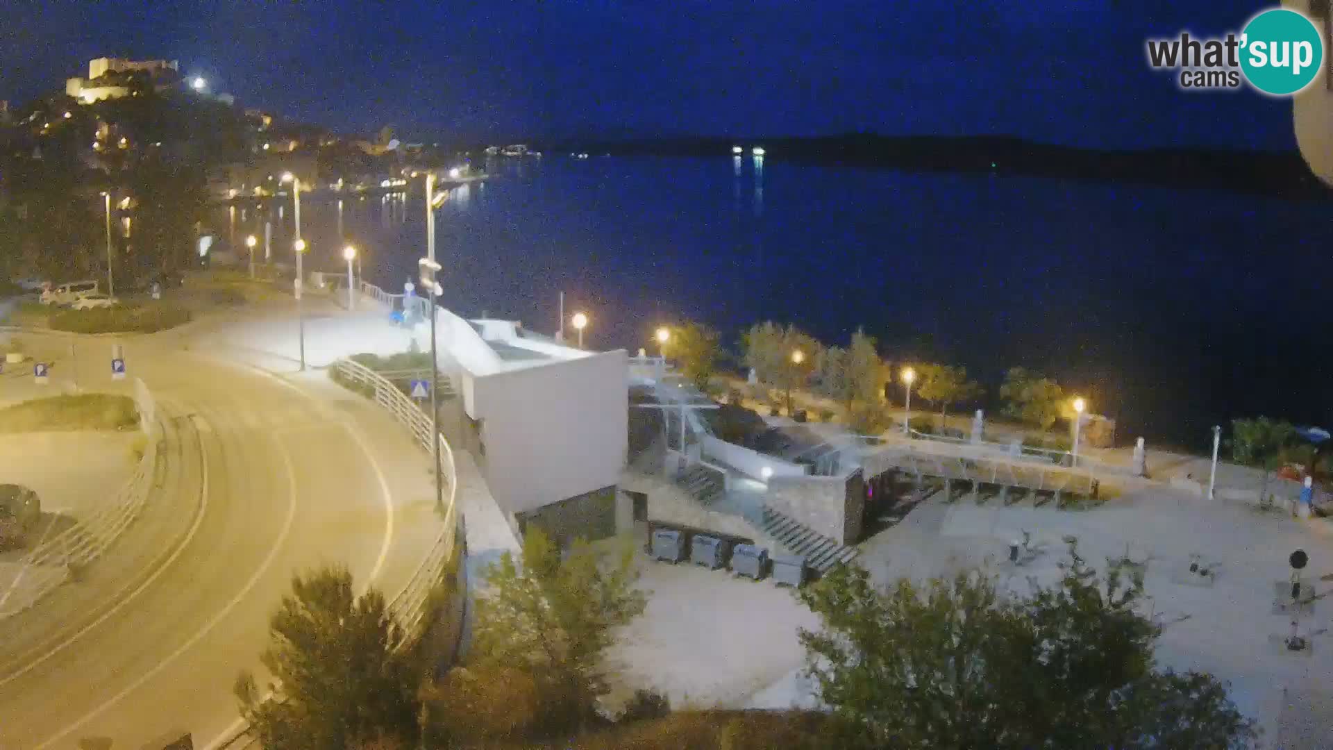 Šibenik webcam Beach Banj