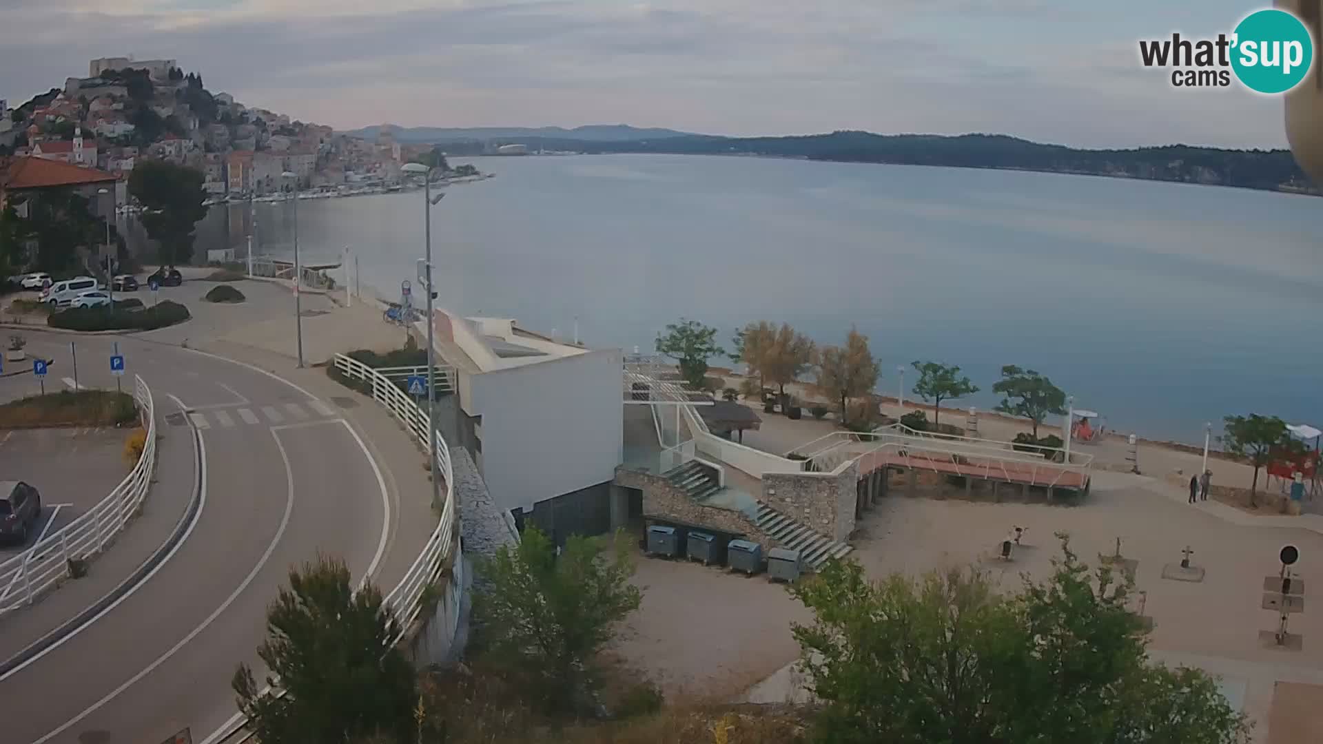 Šibenik webcam Beach Banj