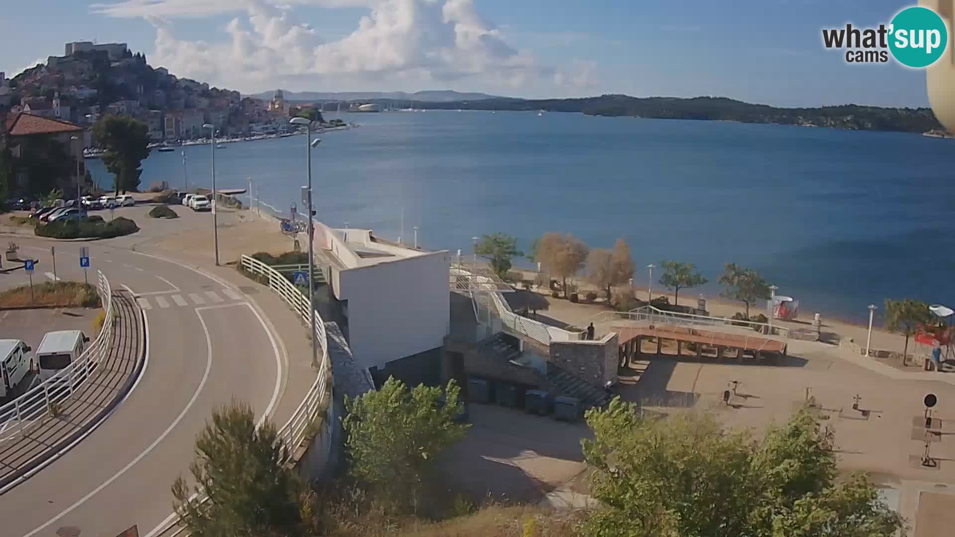 Šibenik webcam Beach Banj