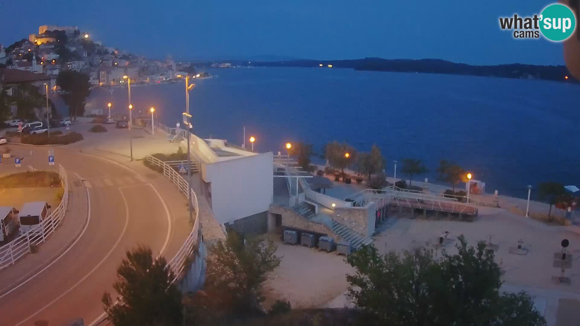 Šibenik webcam Beach Banj