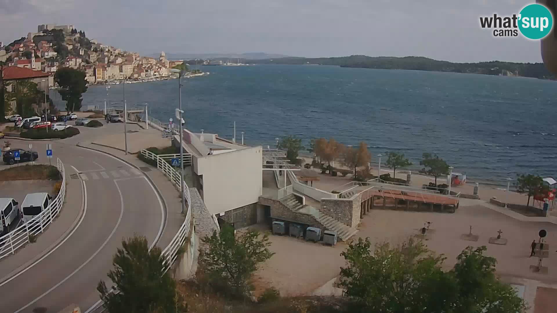 Šibenik webcam Beach Banj