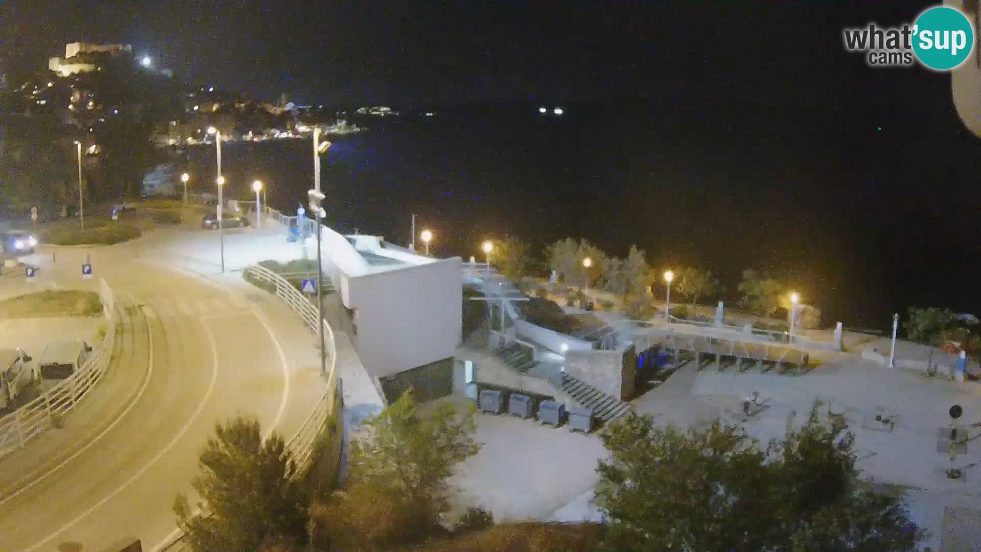 Šibenik webcam Beach Banj