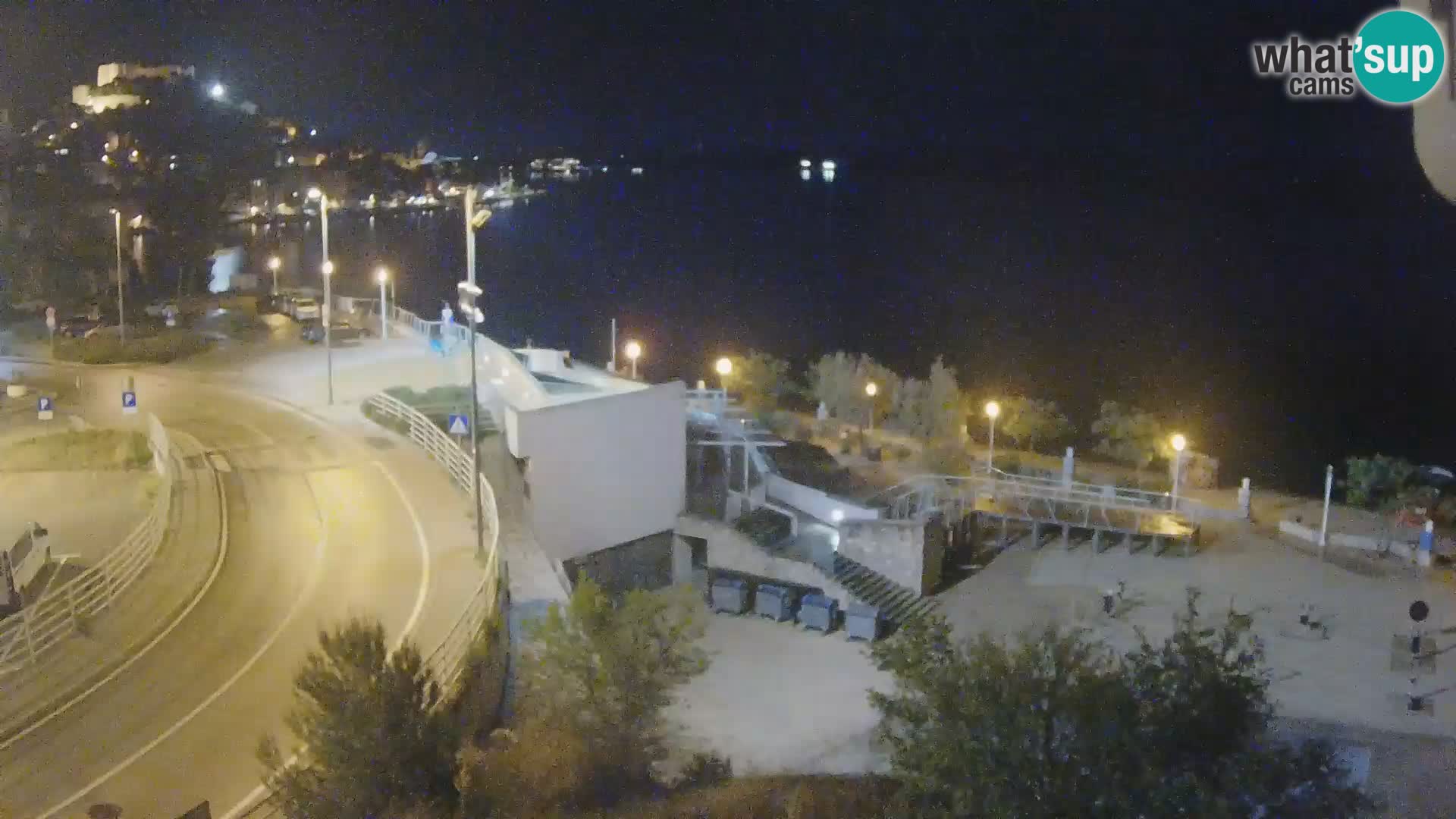 Livecam Sibenico spiaggia Banj