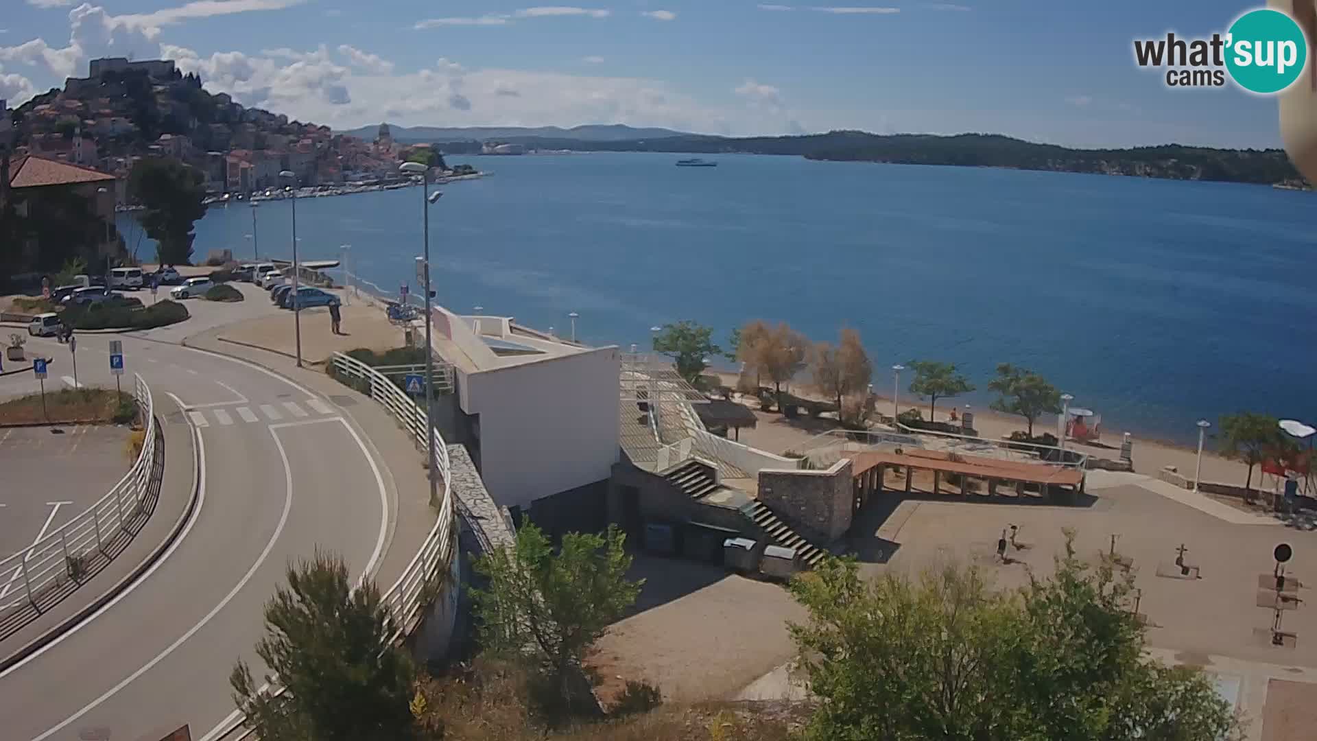 Šibenik webcam Beach Banj
